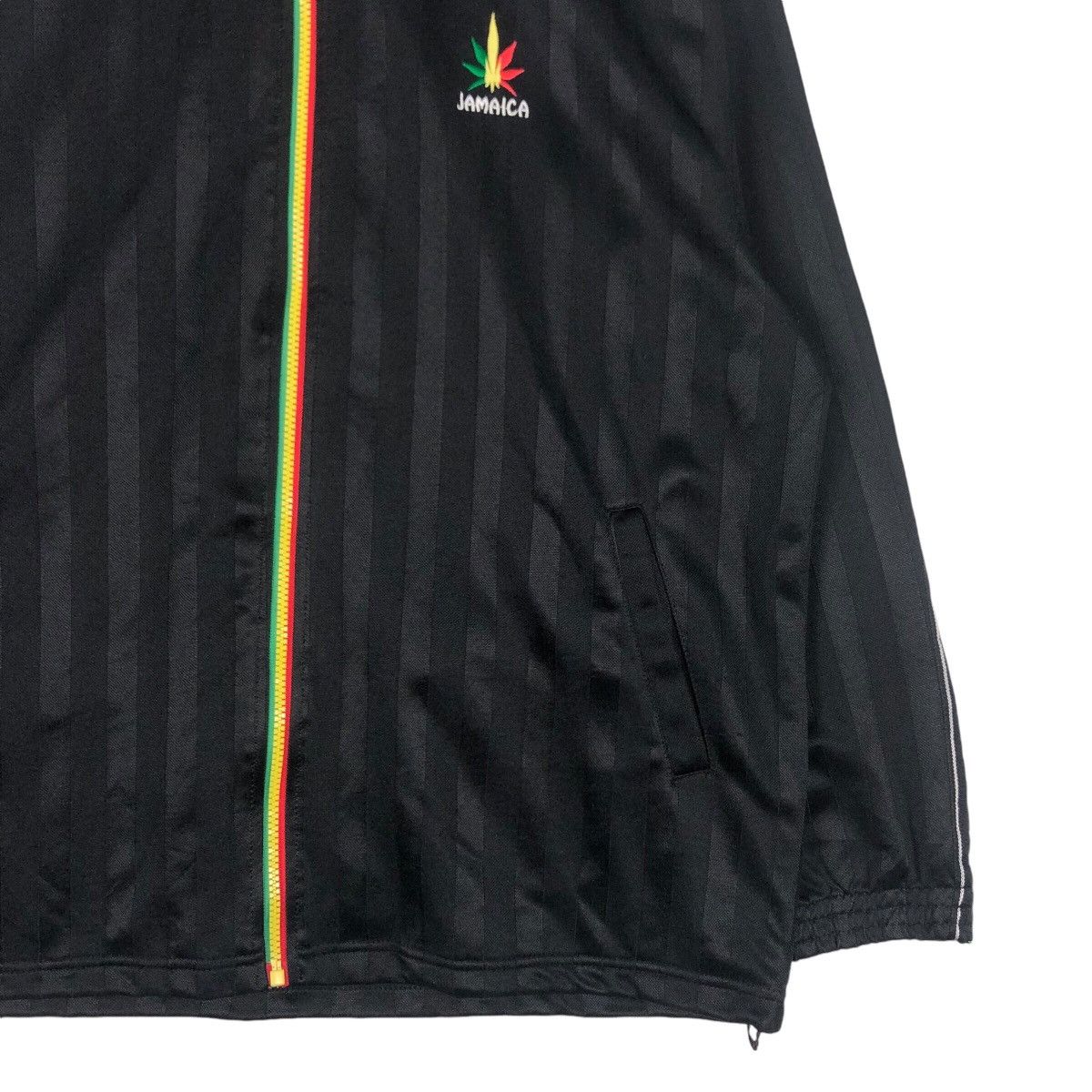 Japanese Brand × Vintage Vintage Jamaica Sweater Stripe Black Bob Marley L #A1 Size US L / EU 52-54 / 3 - 4 Thumbnail