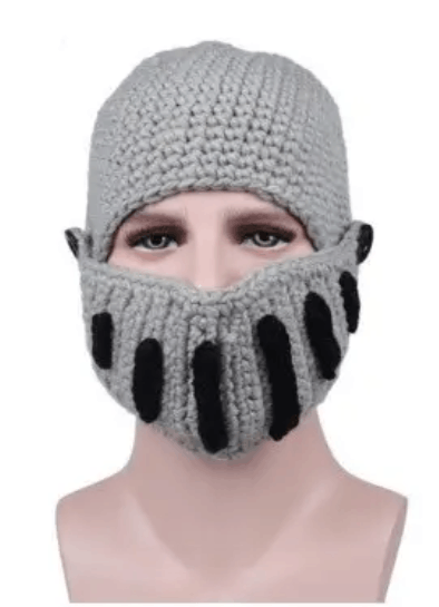 Handmade × Vintage Vintage Trojan Knight Crochet Hat Face Mask Handmade Y2K Size ONE SIZE - 7 Thumbnail