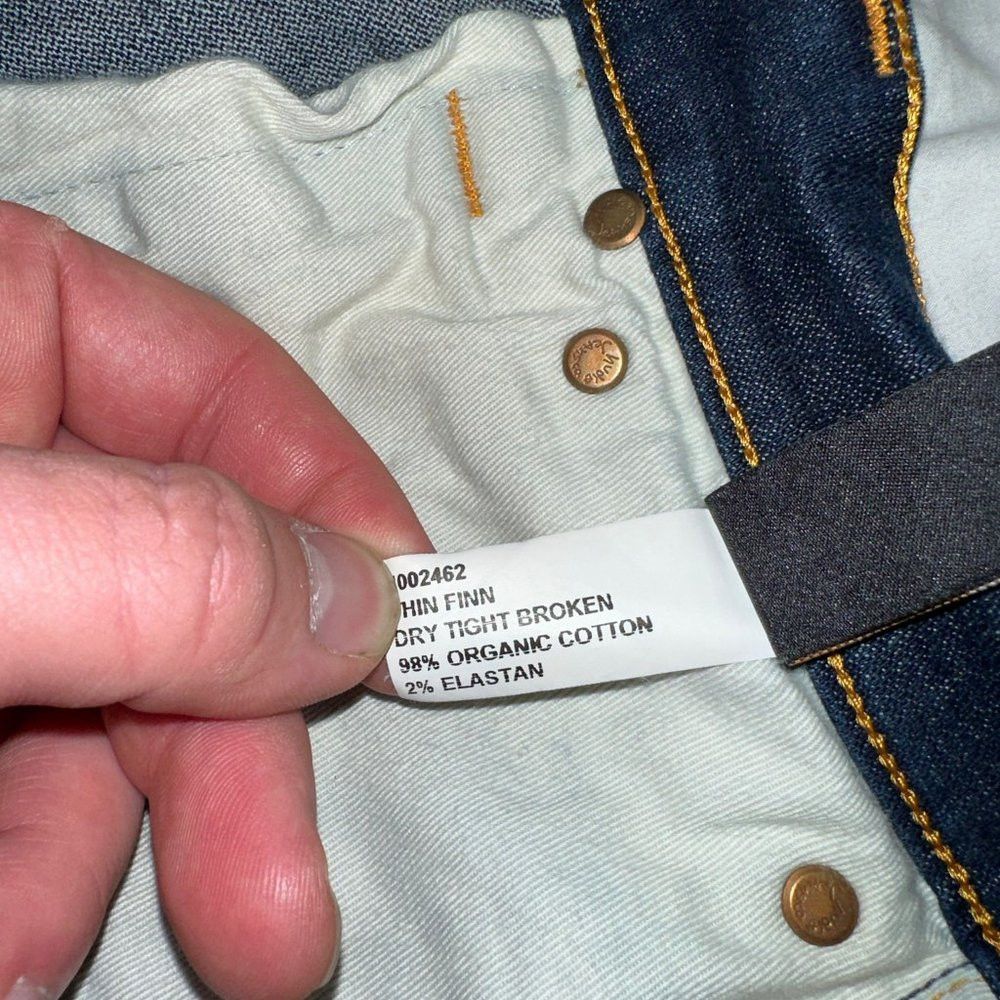Nudie Jeans Nudie Jeans Co Dark Jeans Men's Size 32x34 Size US 32 / EU 48 - 6 Thumbnail