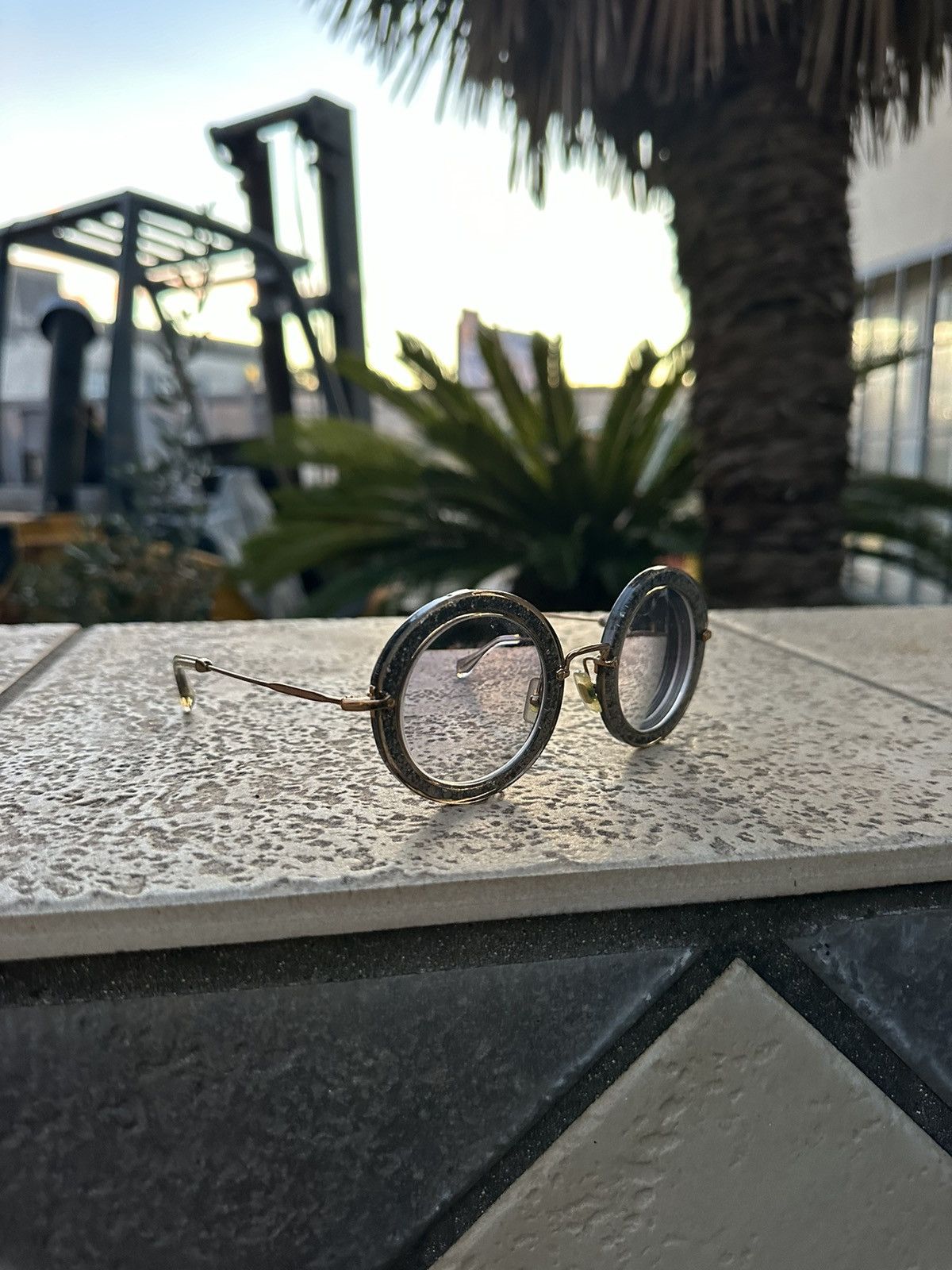 Miu Miu Miu Miu Sunglasses SMU 13N Size ONE SIZE - 1 Thumbnail
