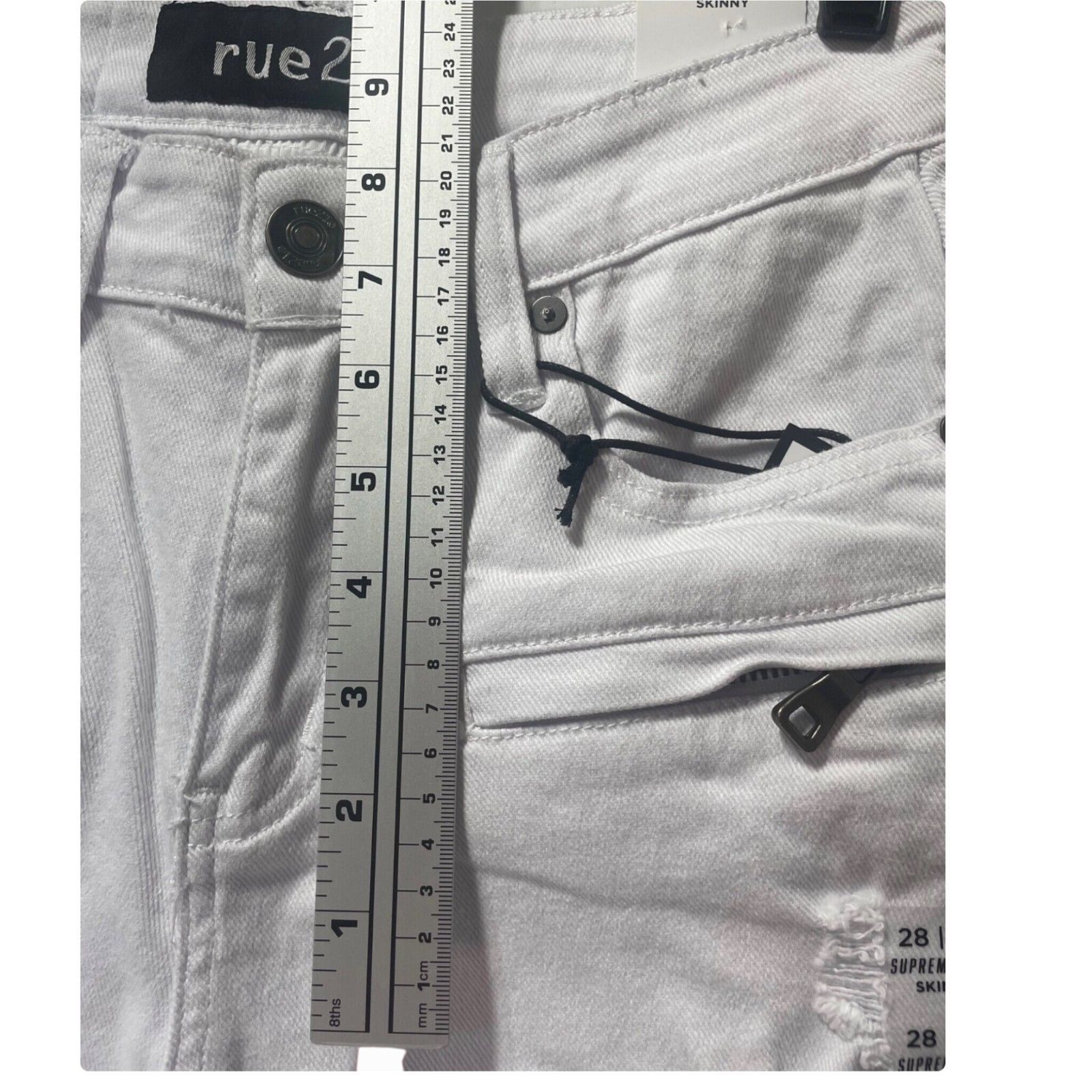 rue21 Rue 21 - Men's Supreme Flex Skinny Jeans Distressed - White Size US 28 / EU 44 - 5 Thumbnail