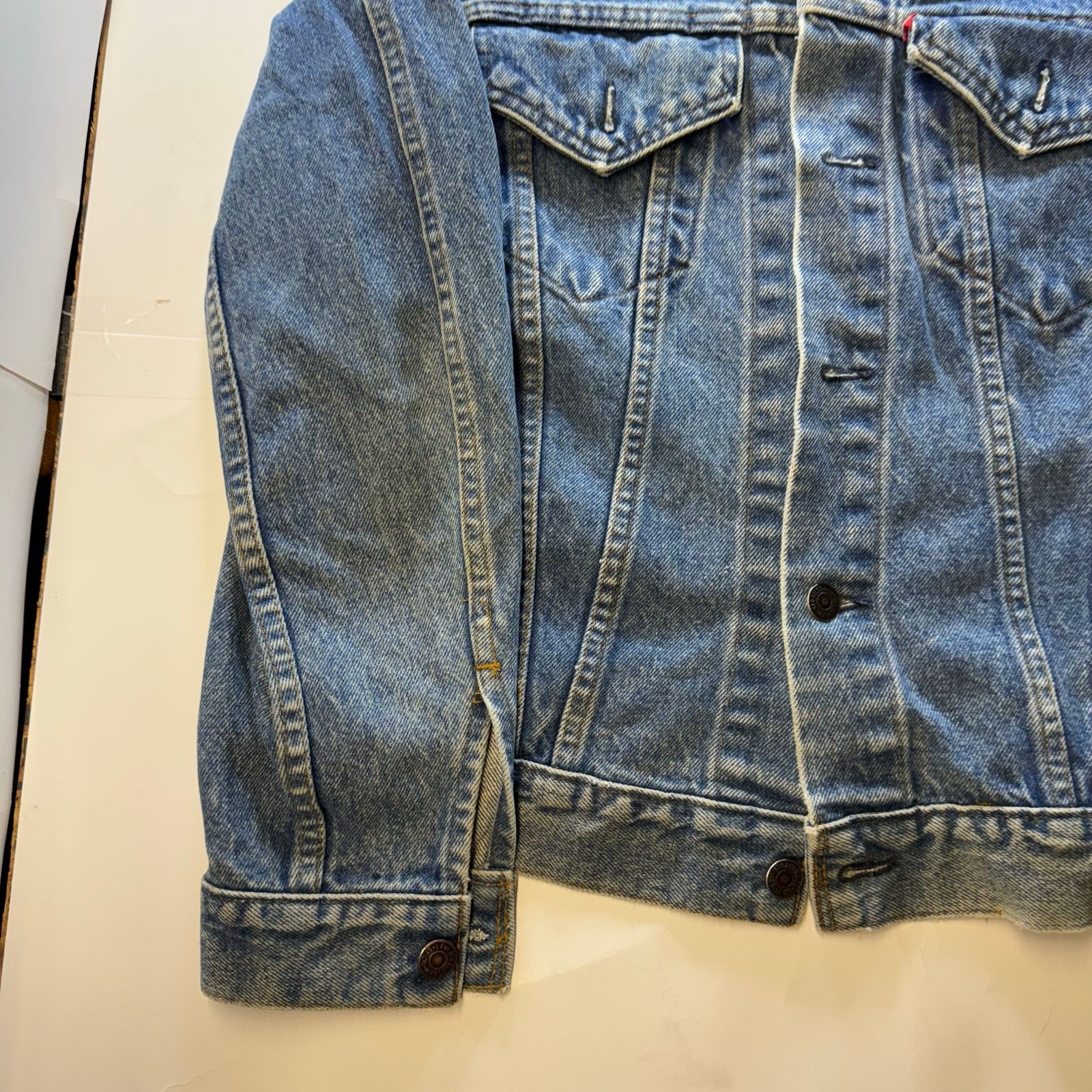 Levi's Levi Denim Jacket With Patches Size 36 Size XS / US 0-2 / IT 36-38 - 2 Thumbnail