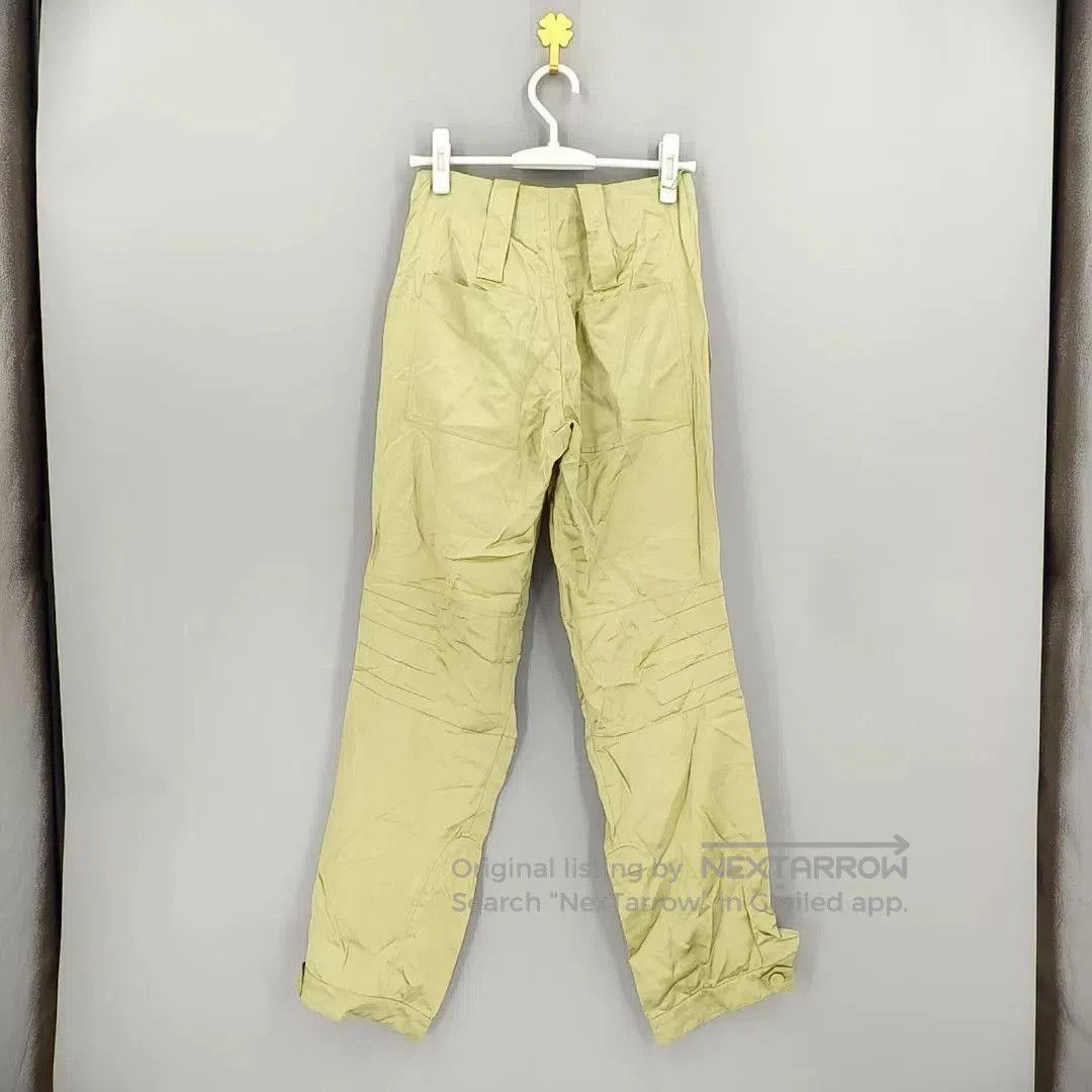 Fendi Fendi Green Pleated Cargo Long Pants. Size 35" - 2 Thumbnail
