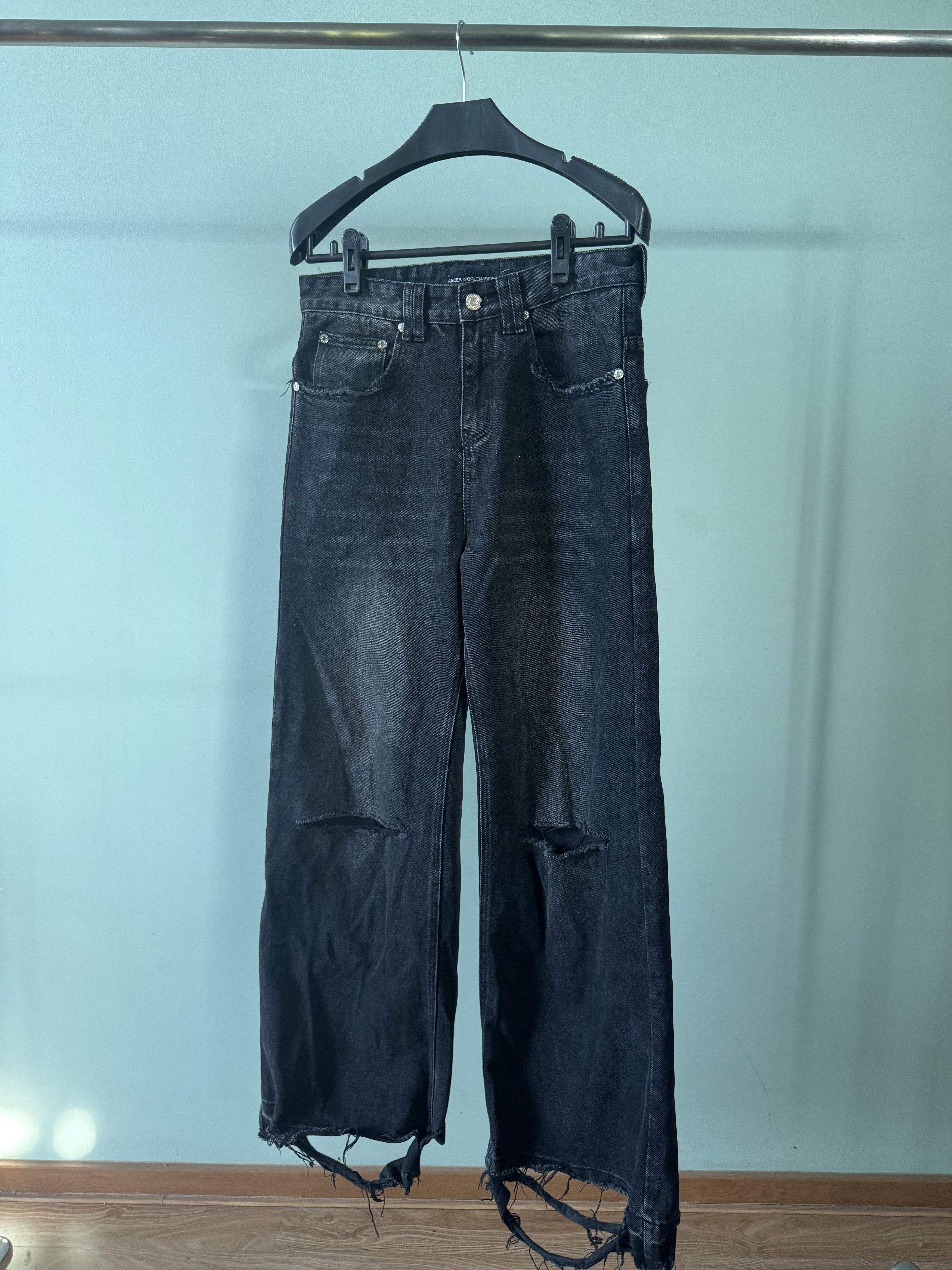Racer Worldwide Distressed Denim Size US 30 / EU 46 - 2 Thumbnail