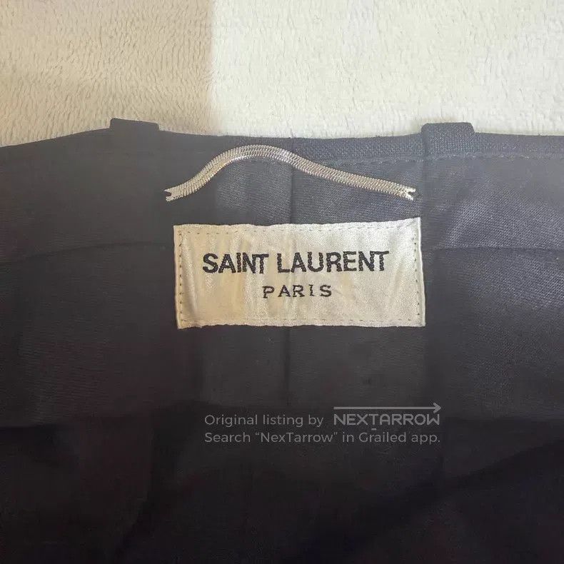 Saint Laurent Paris Saint Laurent Paris Wool Trousers i Size US 32 / EU 48 - 3 Thumbnail