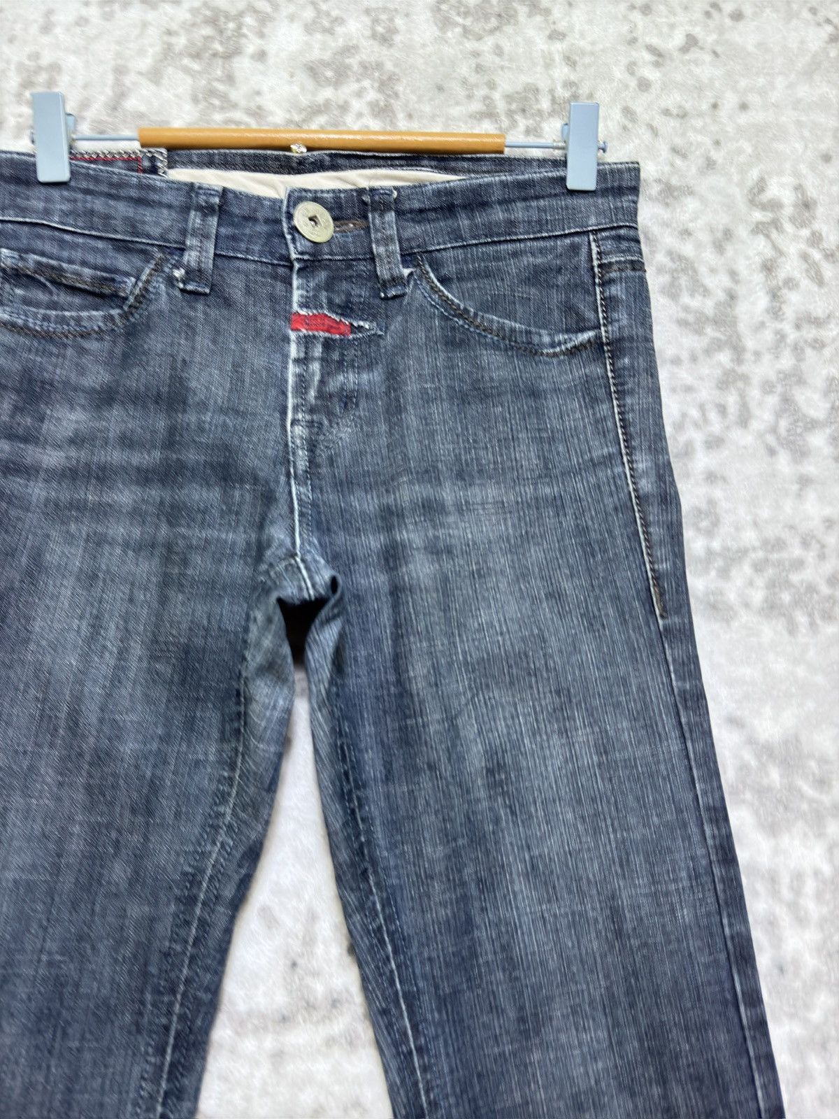 Marithe + Francois Girbaud Vintage Girbaud Y2K Skinny Denim Unique Pocket Design Size US 28 / EU 44 - 5 Thumbnail