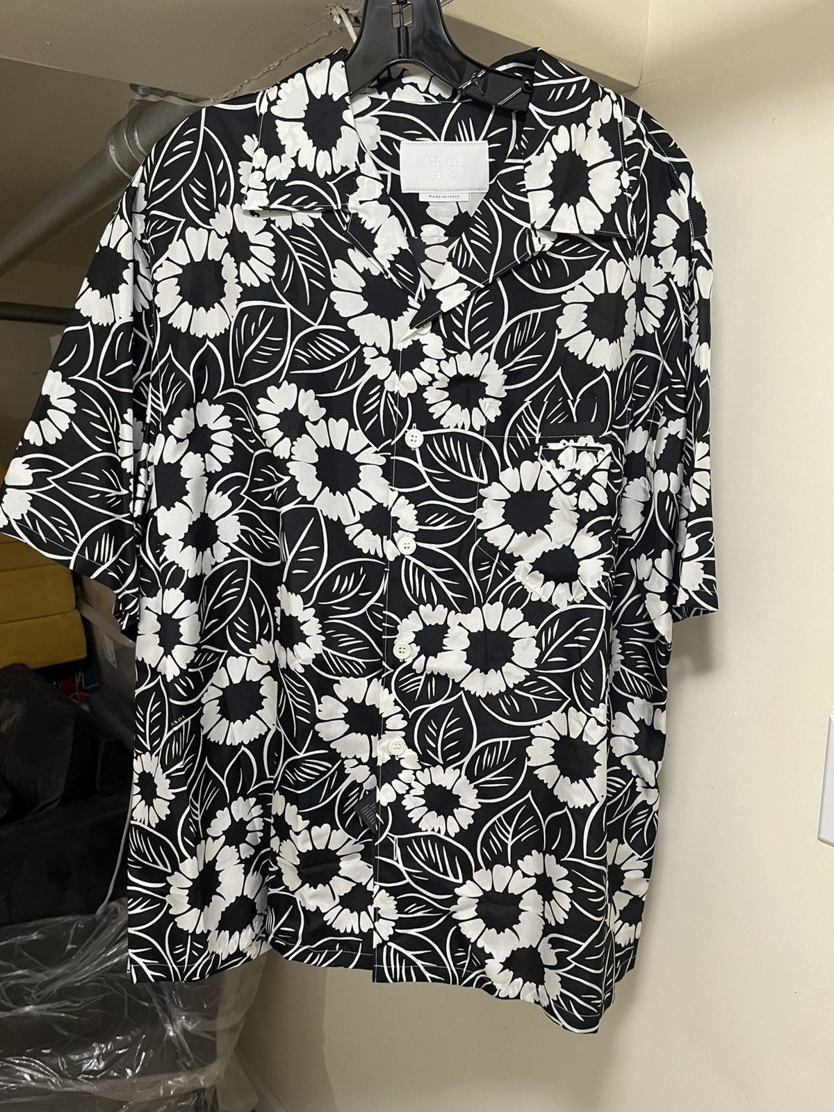 Prada Prada Men’s Floral Print Bowling Shirt Sz XL Size US XL / EU 56 / 4 - 1 Thumbnail