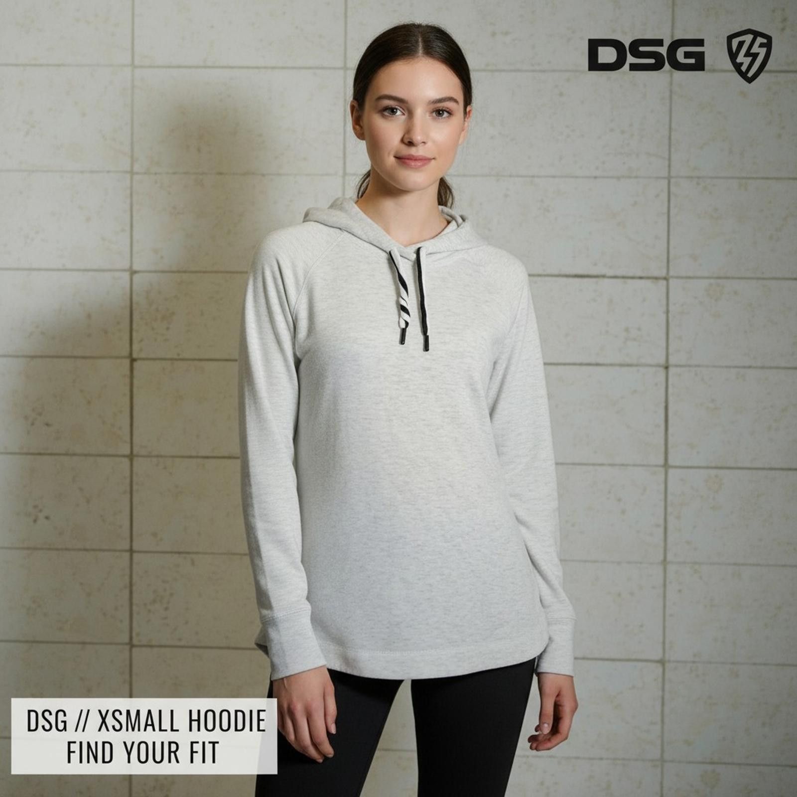 Other DSG Light Gray XSmall Hoodie with Drawstring Hood Size XS / US 0-2 / IT 36-38 - 1 Thumbnail
