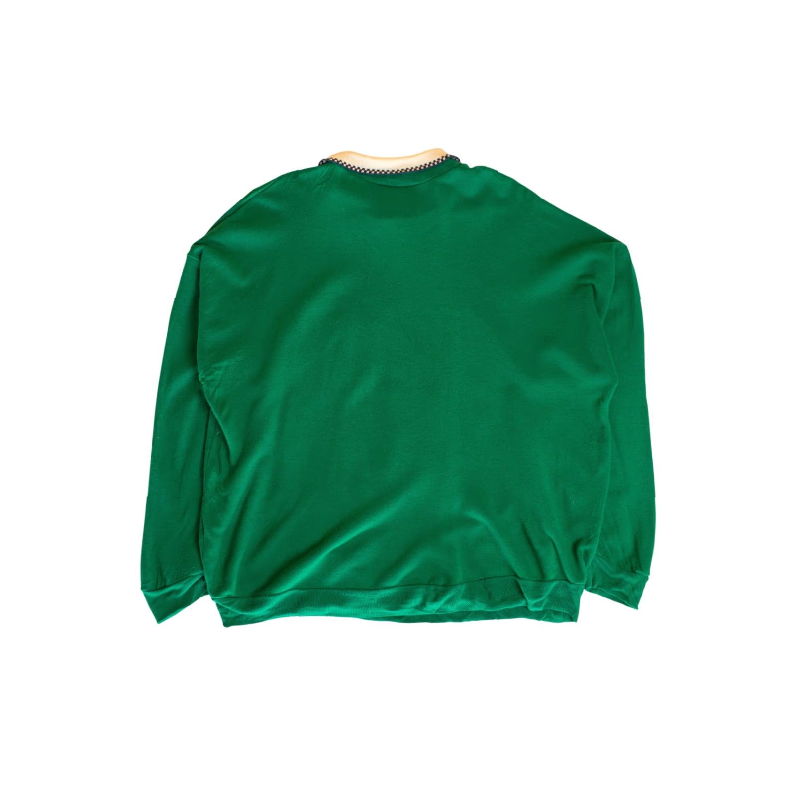 Vintage VINTAGE Act III Collared Teddy Bears Sweatshirt Shirt X-Large Green 1990s Mens Womens Boys Girls Size US XL / EU 56 / 4 - 4 Thumbnail