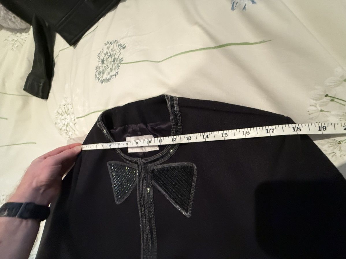 Celine × Hedi Slimane $6.1k 🤑 FW23 Celine Embroidered bow tie cardigan jacket Hedi Size US S / EU 44-46 / 1 - 8 Thumbnail