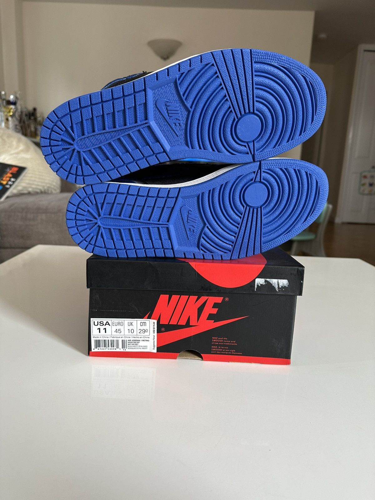 Jordan Brand Jordan 1 Retro High Satin Royal (Numbered to 701) Size US 11 / EU 44 - 7 Thumbnail