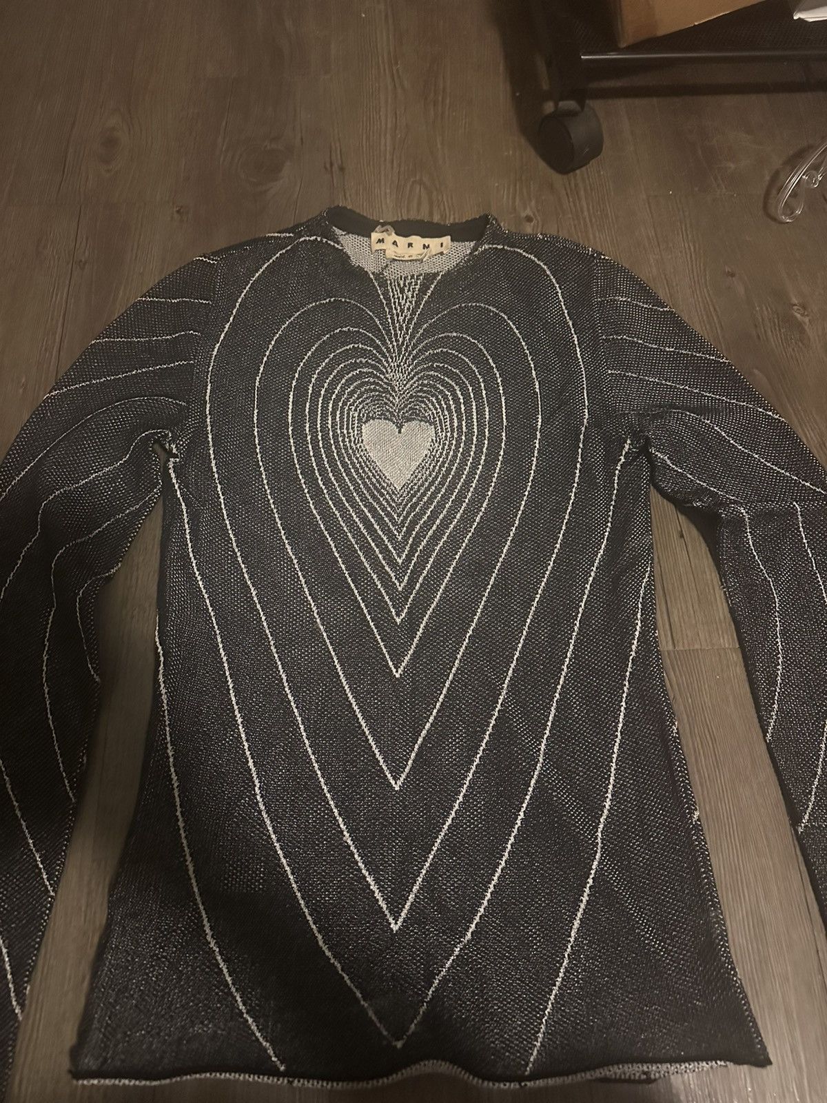 Marni Marni Heart Knit Sweater | Grailed