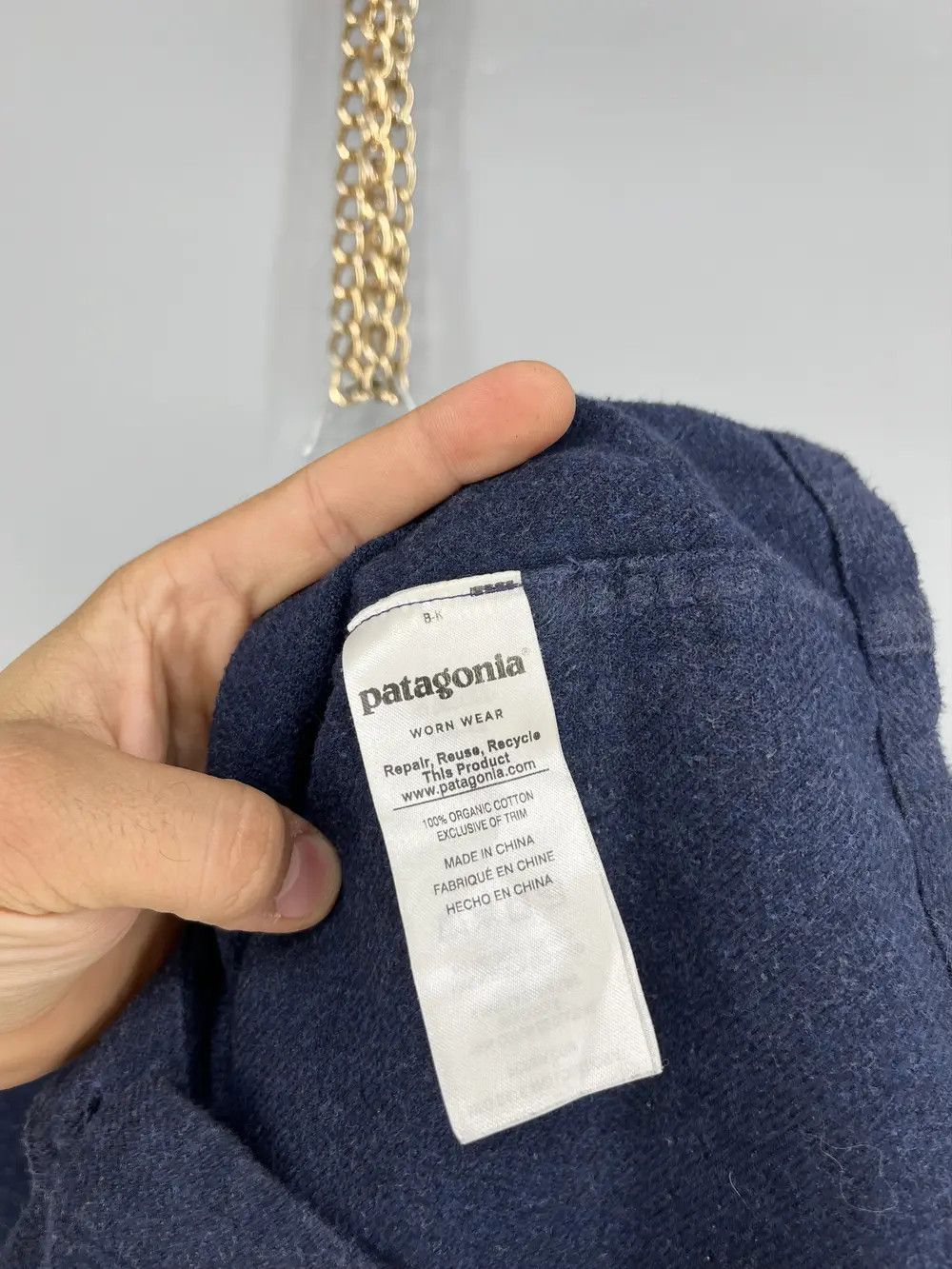 Patagonia Patagonia Men's Long-Sleeved Fjord Flannel Shirt Blue Size S Size US S / EU 44-46 / 1 - 8 Thumbnail