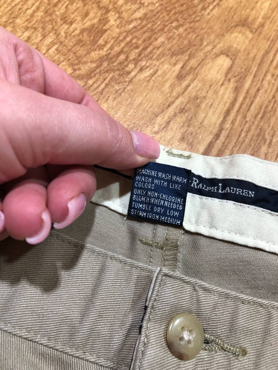 Polo Ralph Lauren Polo Ralph Lauren Pants Andrew Chino Pant Beige khaki cotton Size US 38 / EU 54 - 3 Thumbnail
