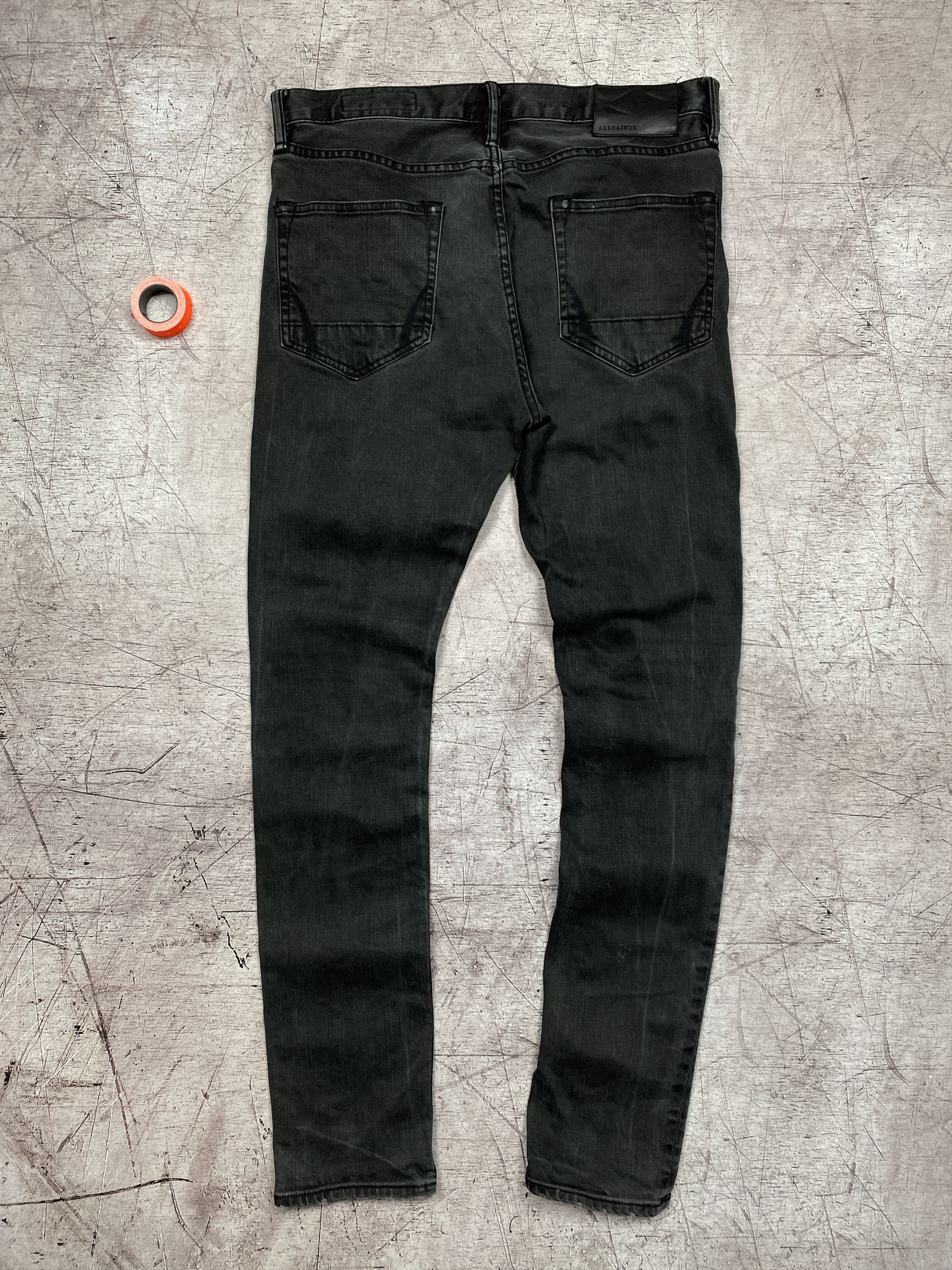 Allsaints × Vintage Allsaints Vintage Mens Naniwa Cigarette Denim Pants Jeans Size US 30 / EU 46 - 5 Thumbnail