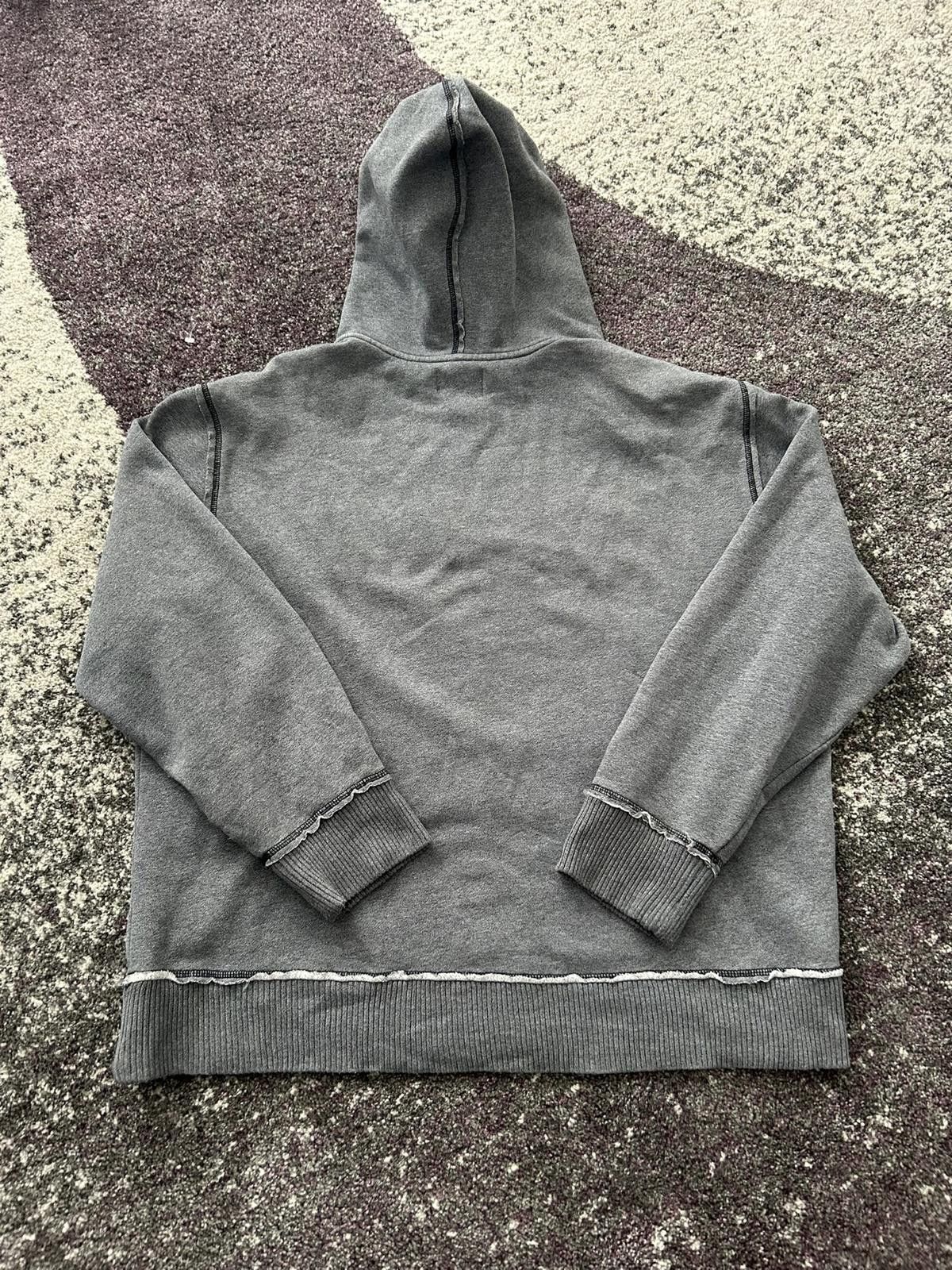 Roots Roots Gothic Logo Hoodie – Distressed Grey Pullover Size US XL / EU 56 / 4 - 8 Thumbnail