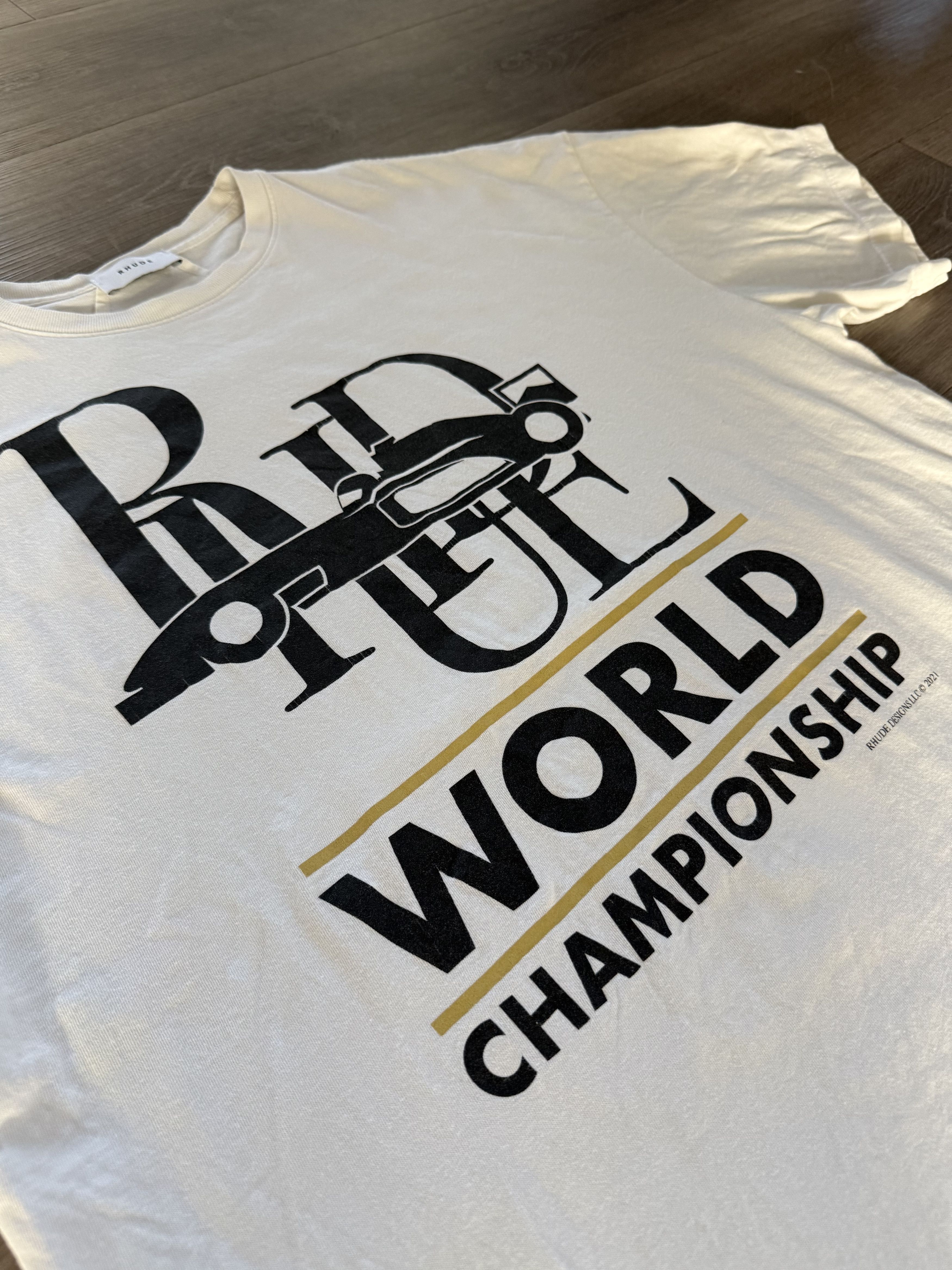 Rhude Rhude "World Championship" Tee Size US L / EU 52-54 / 3 - 3 Thumbnail