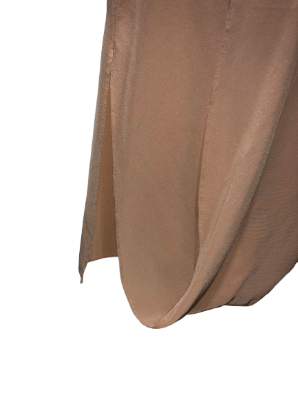 Hussein Chalayan Apricot silk Overlapped Dress Size M / US 6-8 / IT 42-44 - 5 Thumbnail