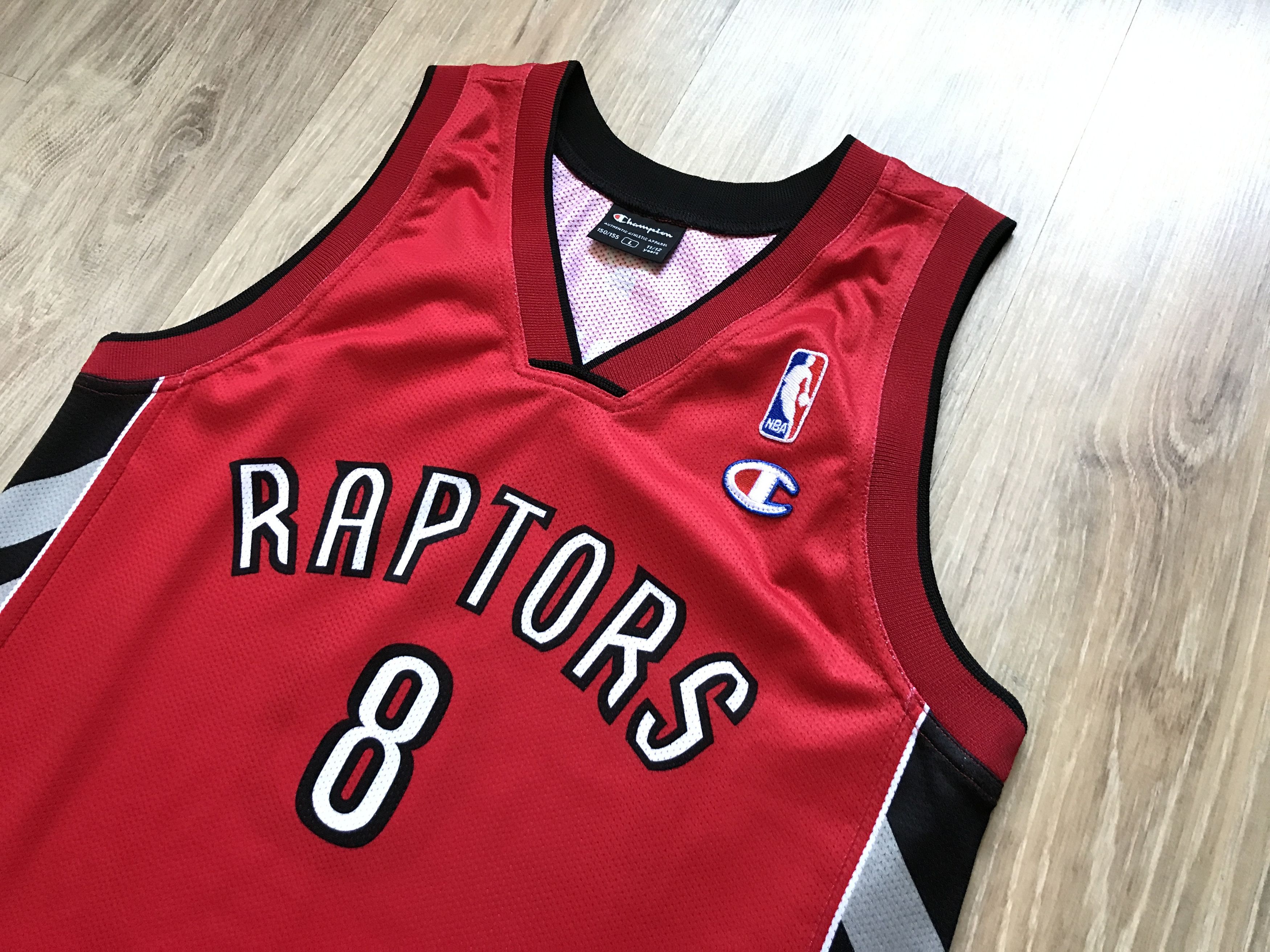 Champion × NBA × Vintage Vintage Champion Kids Toronto Raptors Jose Calderon #8 Size US XXS / EU 40 - 2 Thumbnail