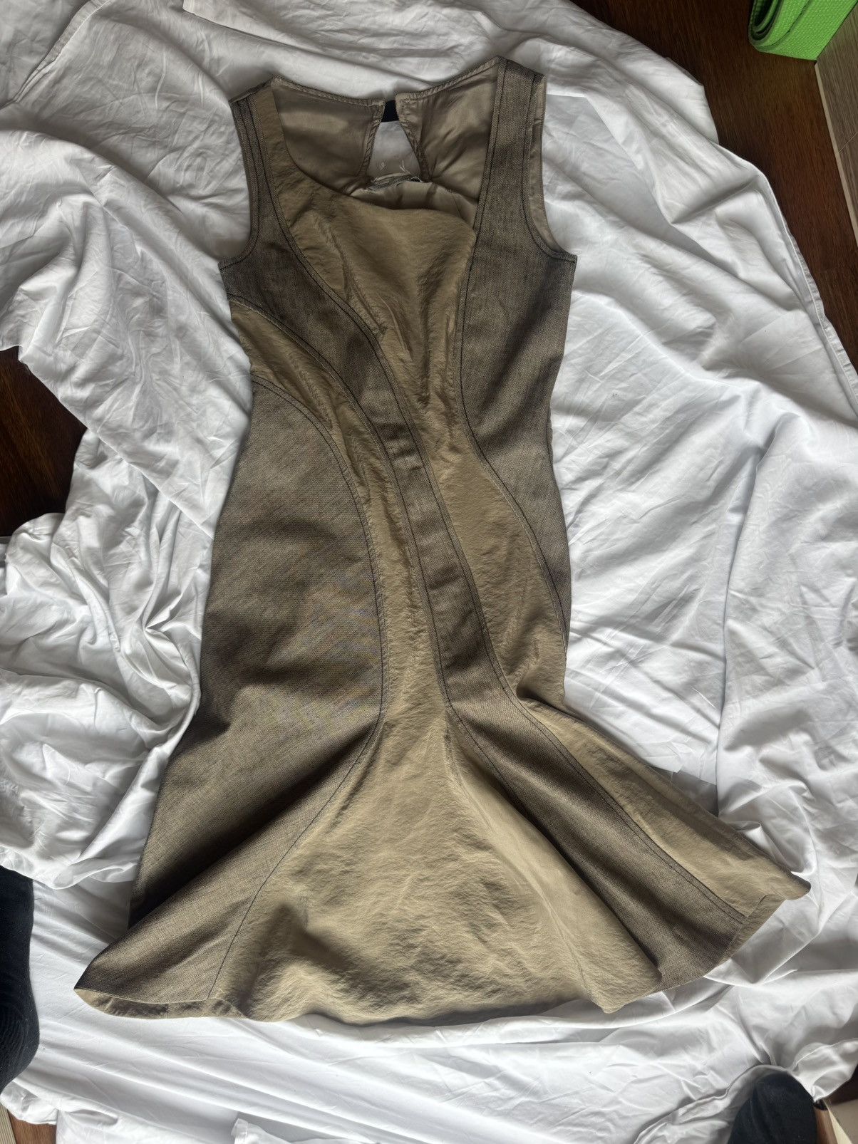 Vintage Italian mermaid tail asymmetrical dress size M Size M / US 6-8 / IT 42-44 - 3 Thumbnail