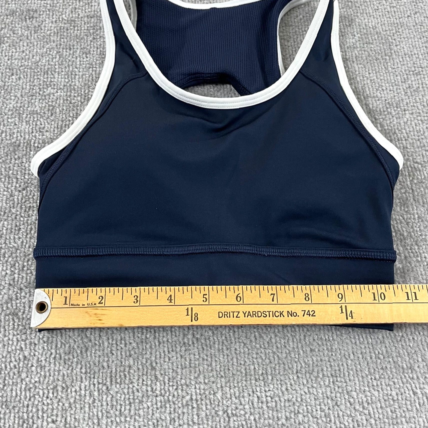 Athleta ATHLETA Sports Bra Bralette XS Movement Compression Navy Blue Womens XS Chest Bralette Size ONE SIZE - 6 Thumbnail