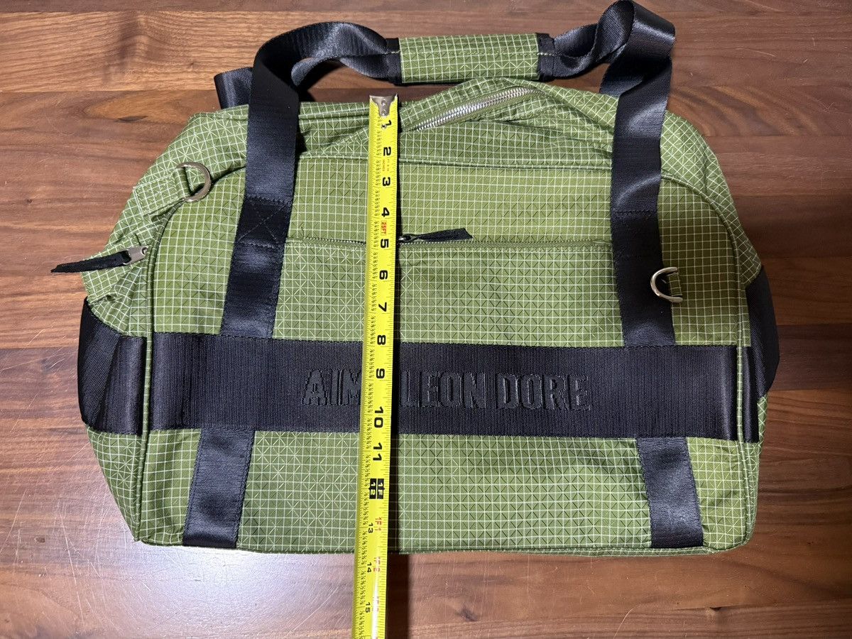 Aime Leon Dore Aime Leon Dore Ripstop Nylon Duffle Bag Olive Woven Logo ALD Size ONE SIZE - 3 Thumbnail