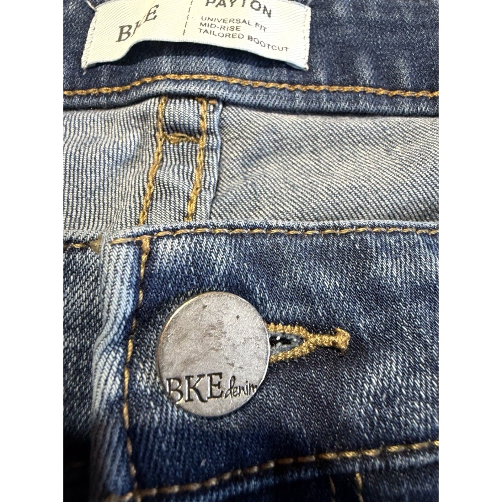 Vintage BKE Buckle Payton Men Jeans Size 38 Blue Denim Mid Rise Bootcut 38X35 Size US 38 / EU 54 - 4 Thumbnail