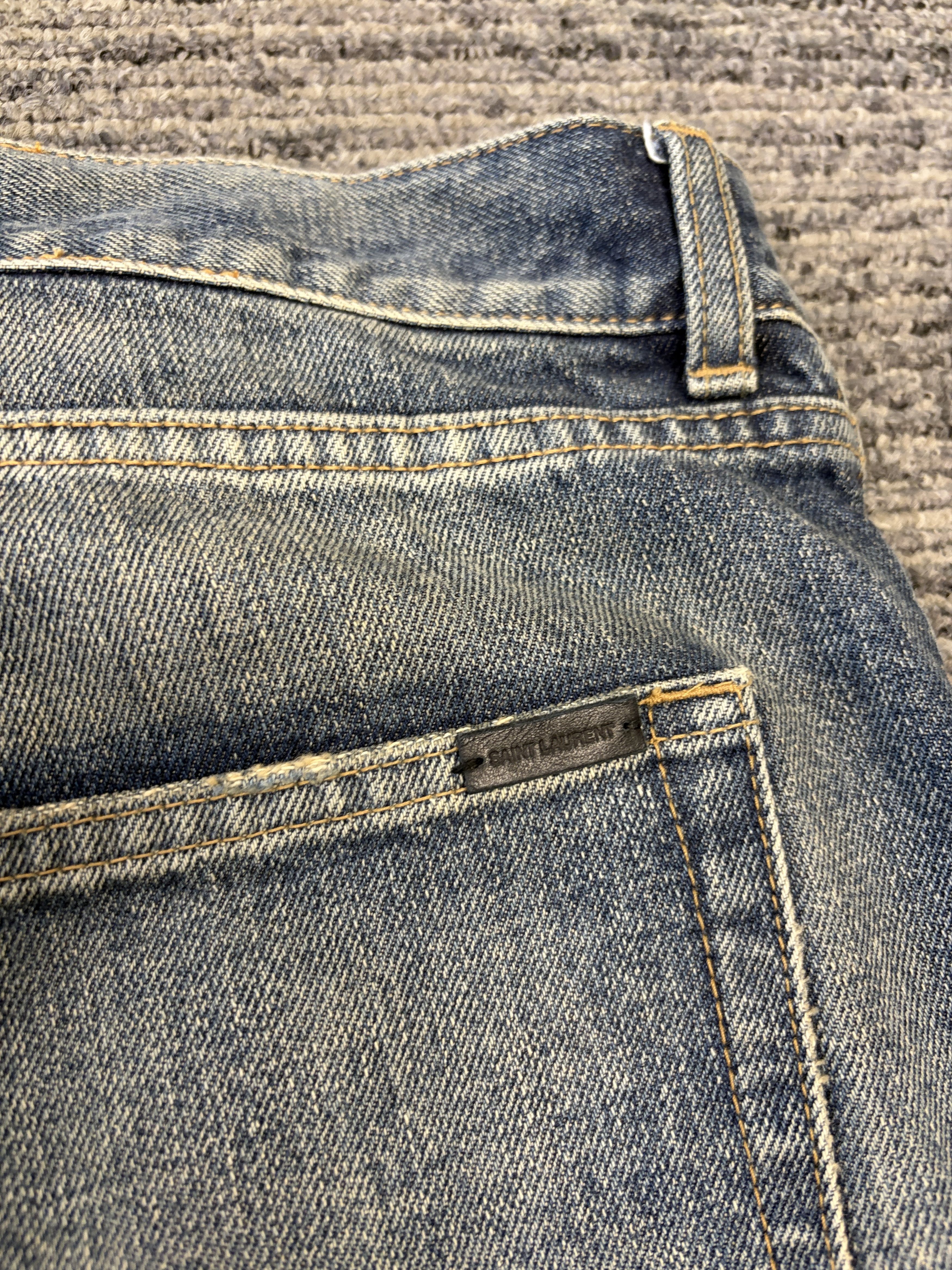 Saint Laurent Paris Saint Laurent D18 slim fit denim sz33 Size US 32 / EU 48 - 7 Thumbnail