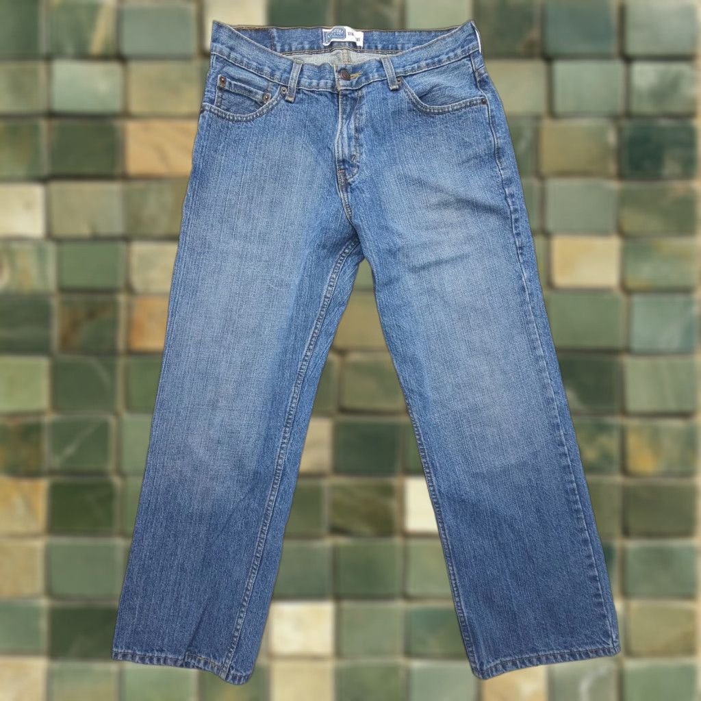 Levi's Y2K Levi's Signature Jeans Mens Straight Leg 32x27.5 Blue Cotton Denim 5-Pocket Regular Fit Vintage: No"} Size US 32 / EU 48 - 1 Thumbnail