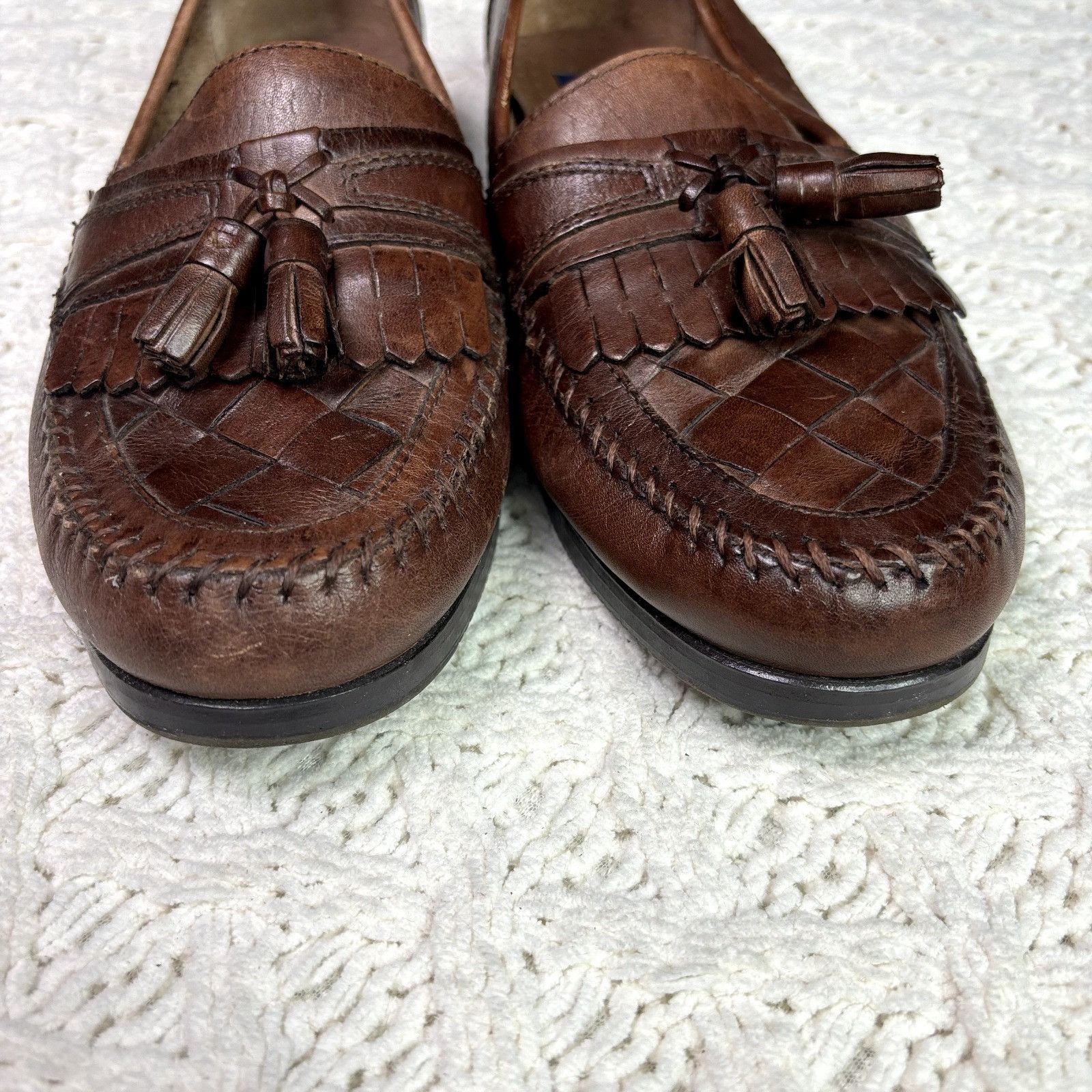 Giorgio Brutini Giorgio Brutini Leather Kiltie Tassel Loafers Shoes Men’s Si Size US 8 / EU 41 - 3 Thumbnail