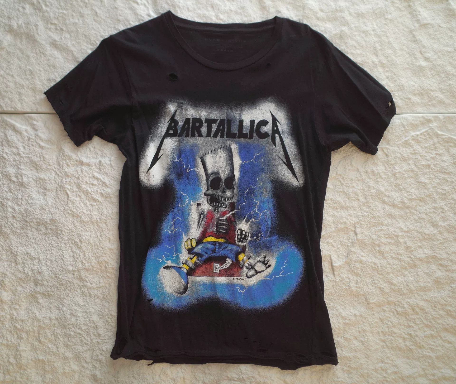 Vintage Luke Simpson Artist Limited Vintage Band Tee Size US S / EU 44-46 / 1 - 1 Thumbnail