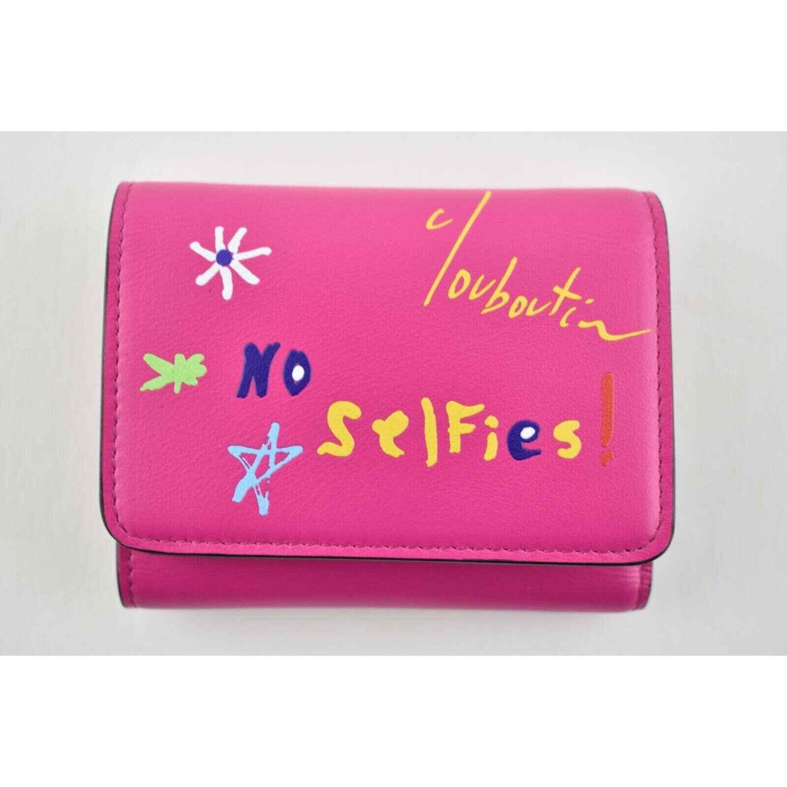 Christian Louboutin Christian Louboutin Leather Script Zip Button Zipper Wallet Size ONE SIZE - 2 Thumbnail