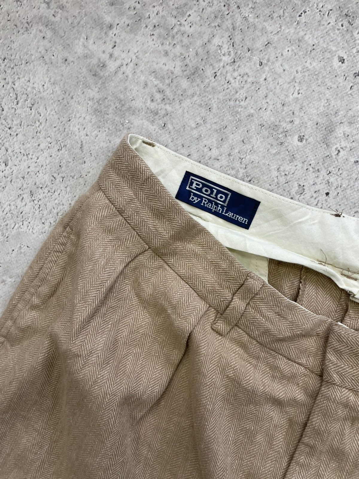Polo Ralph Lauren casual pants cotton/linen y2k