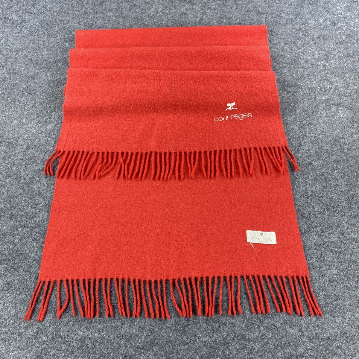 Courreges × Vintage Courreges Scarf # Stole # Muffler # Neckwear # D665 Size ONE SIZE - 10 Thumbnail