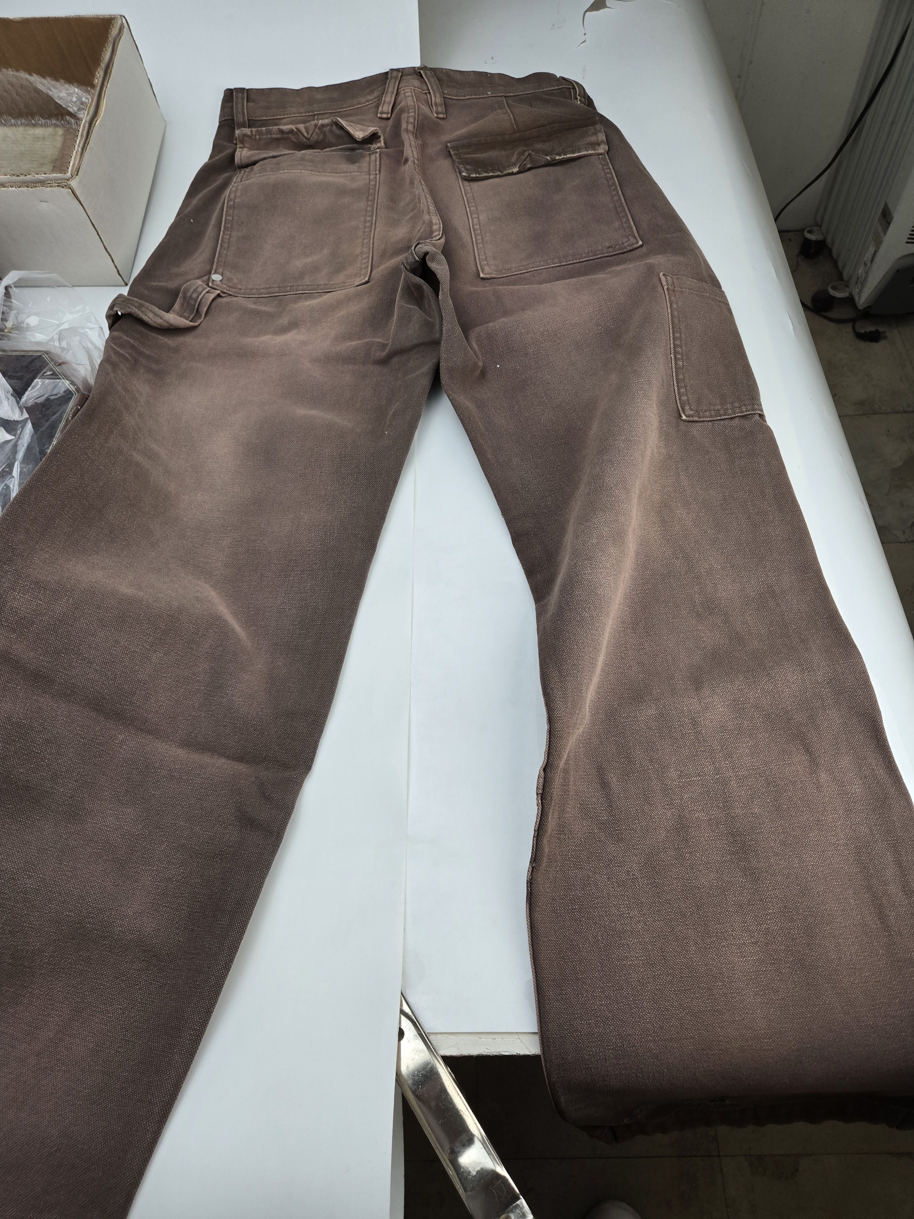 Rhude Rhude Reza Double Knee Pants "Espresso" Size US 32 / EU 48 - 2 Thumbnail