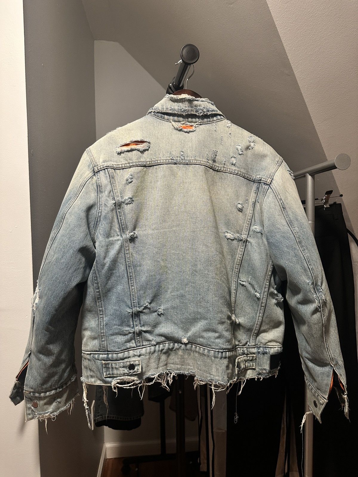 Amiri Amiri Reversible Denim Bomber Jacket Size US L / EU 52-54 / 3 - 4 Thumbnail