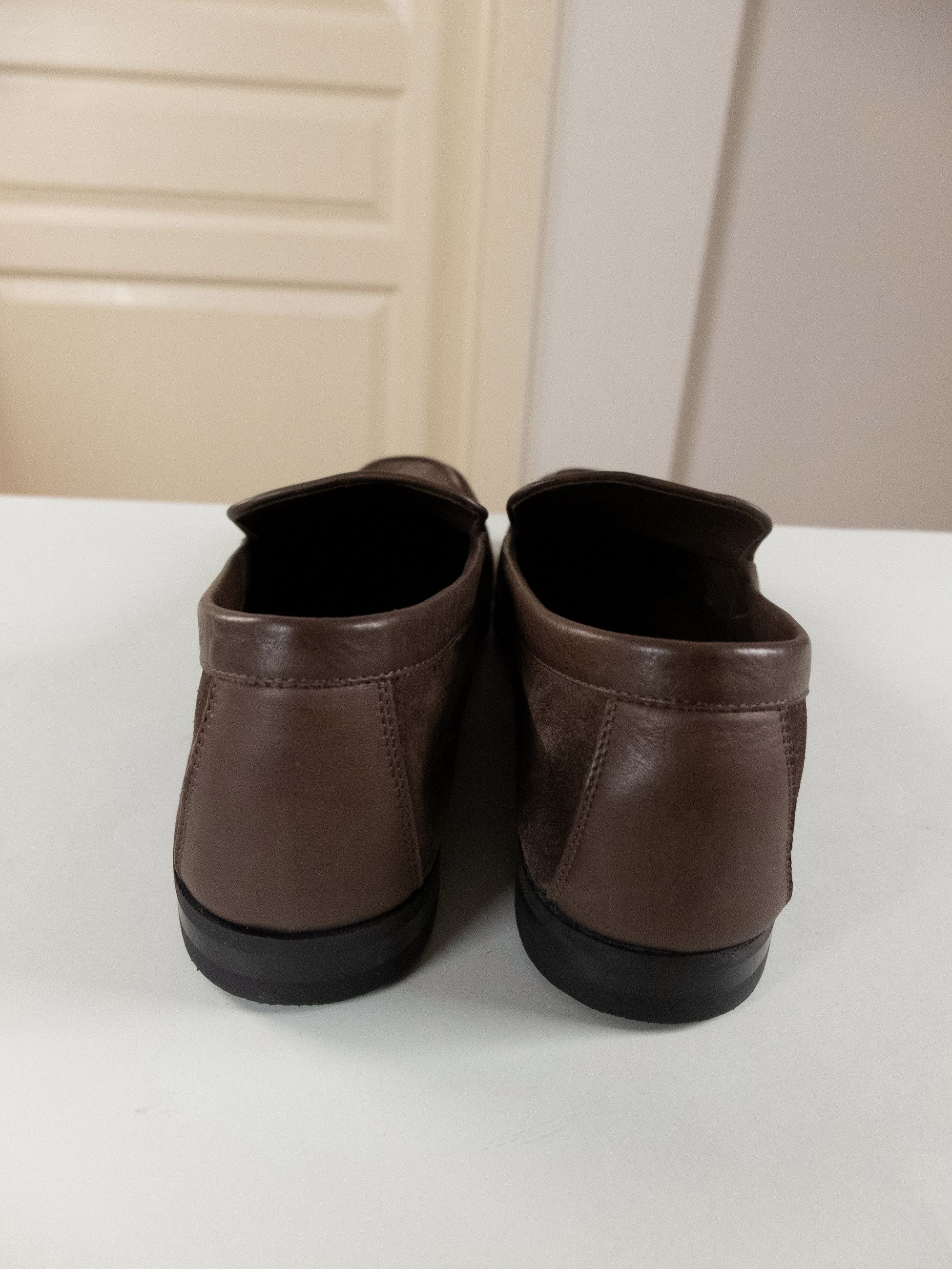 John Lobb JOHN LOBB Tyne brown suede & leather unlined loafers 10 43 Size US 10 / EU 43 - 5 Thumbnail