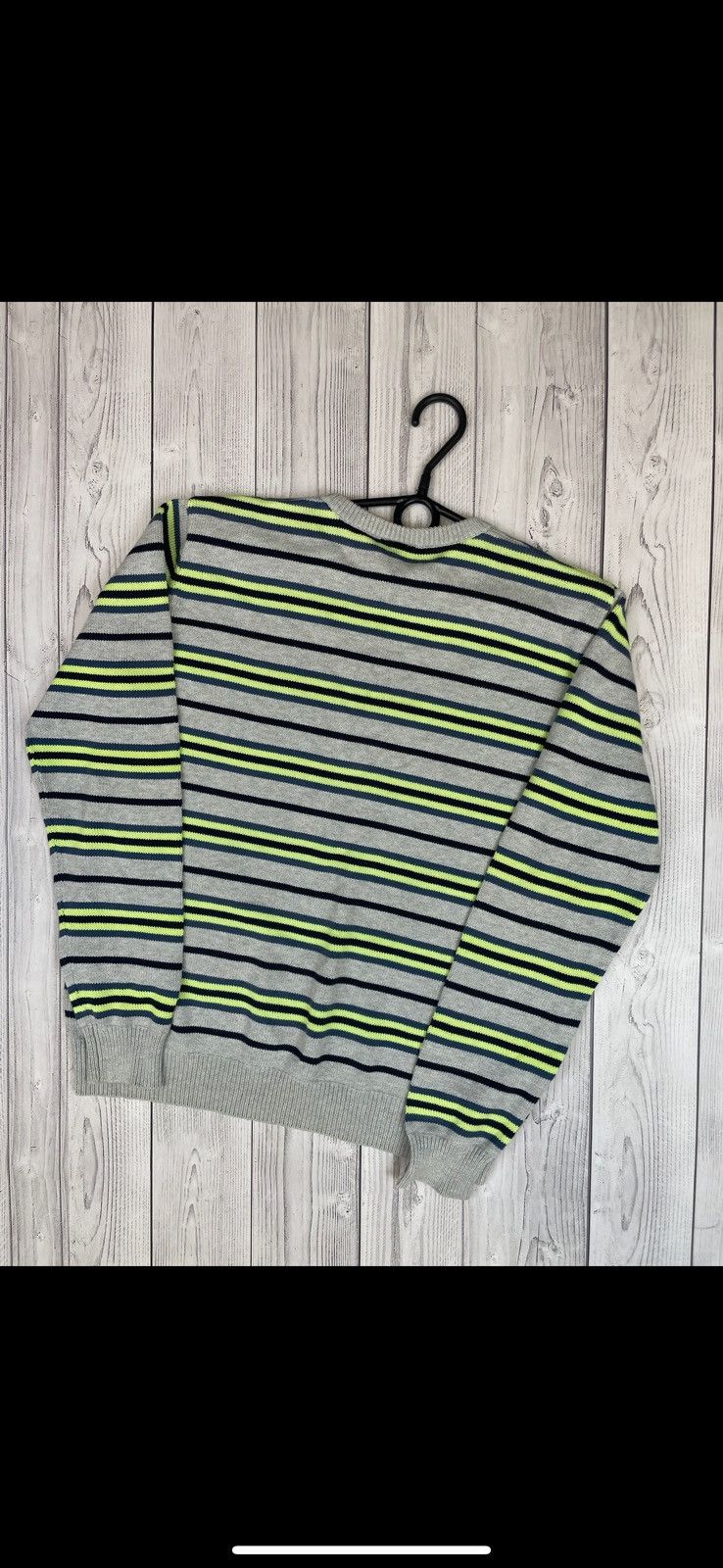 Lacoste Vintage striped Lacoste sweater size XL logo Size US XL / EU 56 / 4 - 2 Thumbnail
