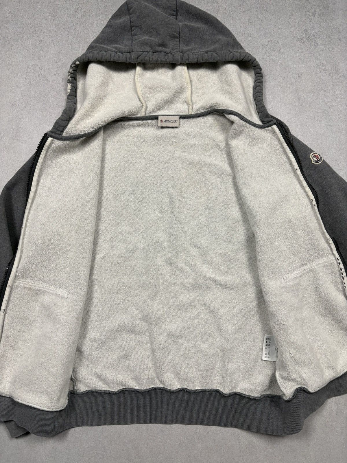 Moncler Moncler Maglia Cardigan Grey Zip Hoodie Fleece Lined Size M Size M / US 6-8 / IT 42-44 - 14 Thumbnail