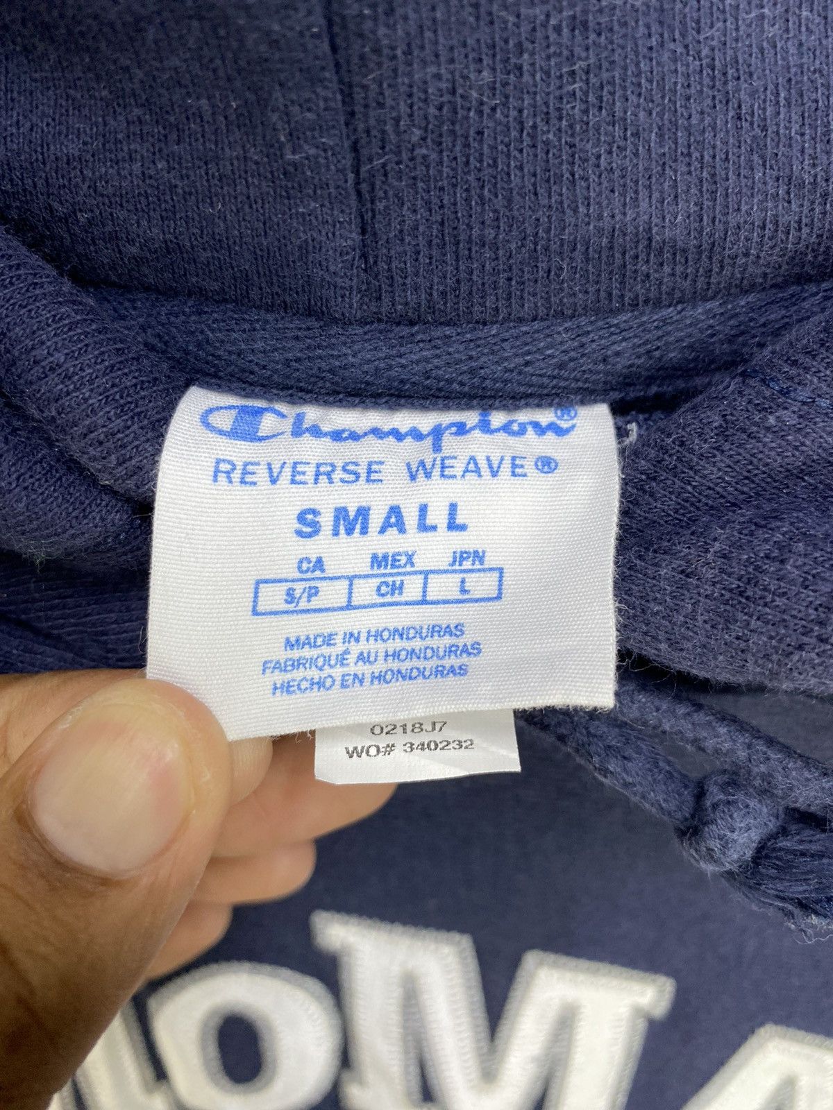 Champion × MoMA Champion Reverse Weave MoMA Hoodie Navy Blue Small Size US S / EU 44-46 / 1 - 7 Thumbnail