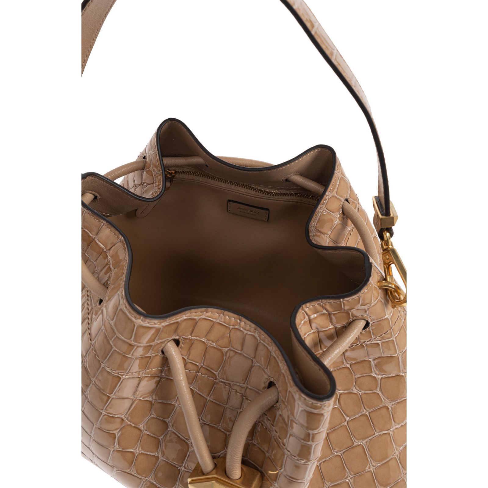 Jimmy Choo Jimmy Choo Cinch Brown Leather Shoulder Bag New & Authentic Size ONE SIZE - 4 Thumbnail