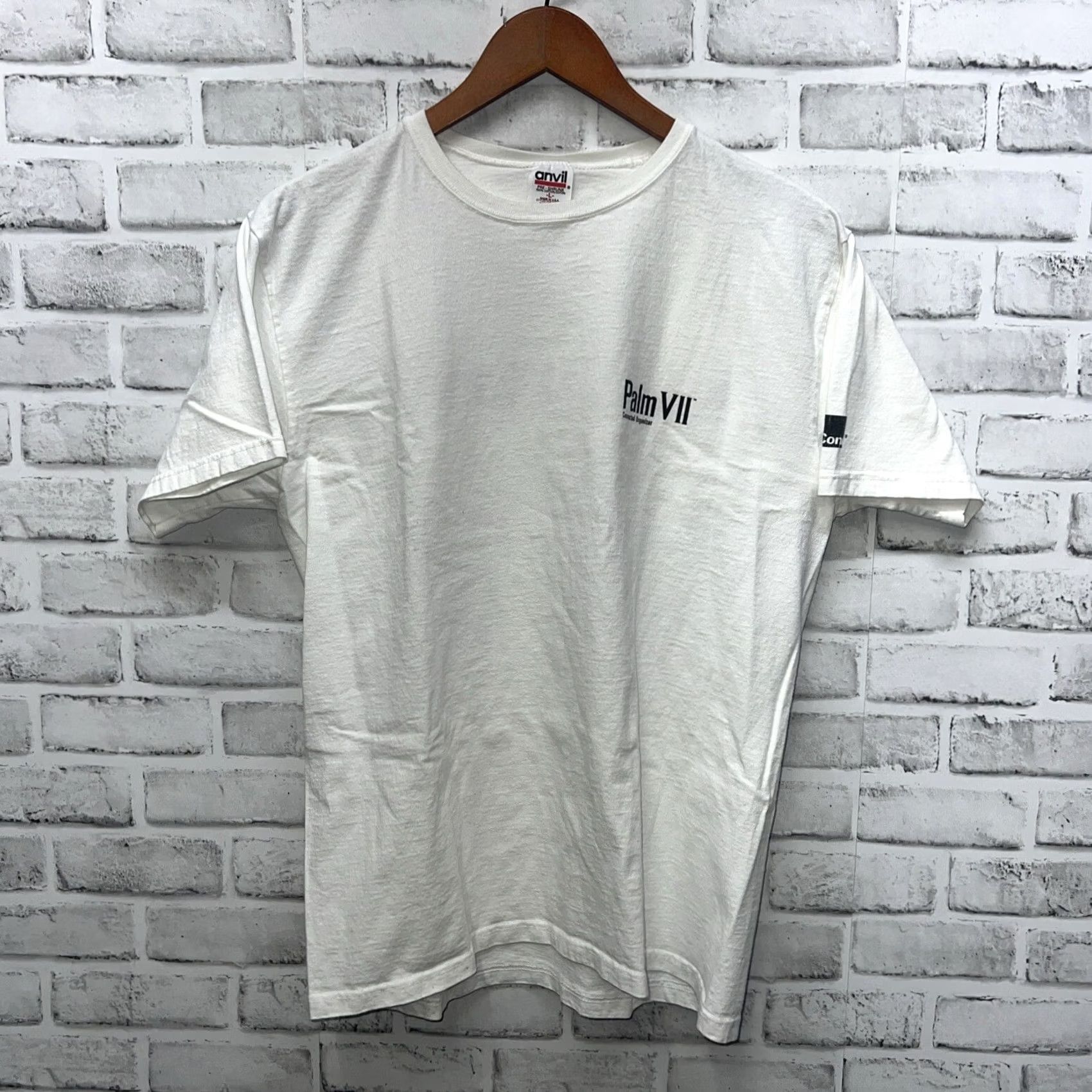 Anvil VTG ANVIL Palm VII CONNECTED ORGANIZER 3Com White T-Shirt Womens Size L USA Size L / US 10 / IT 46 - 2 Thumbnail