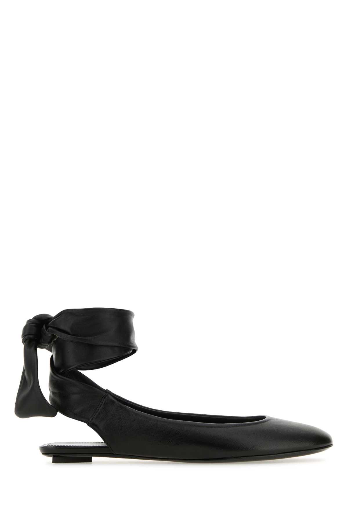 image of The Attico Ballerine Shoes in Black, Women's (Size 8)