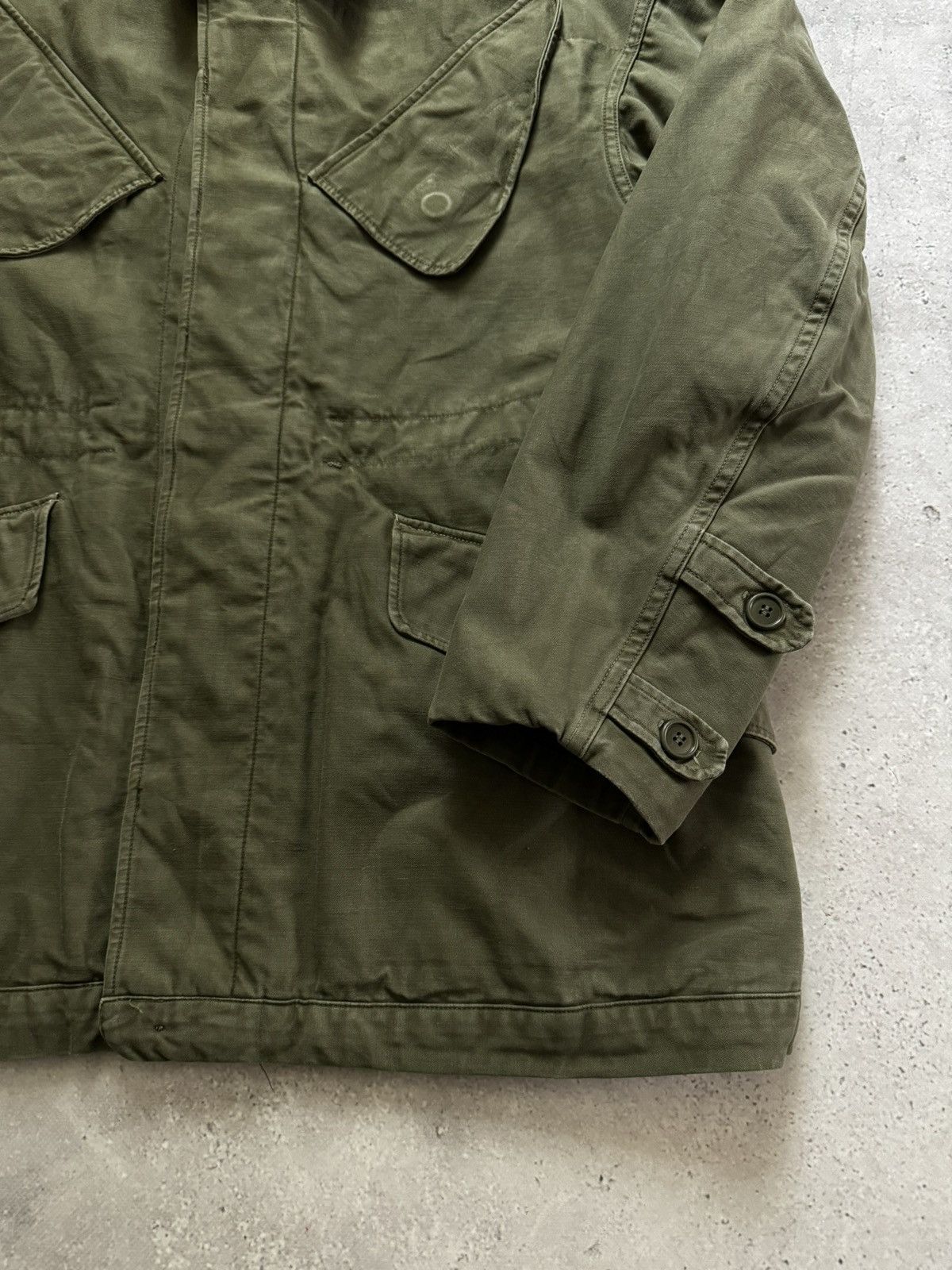 Vintage 1966 Dated Vintage Dutch Army Seyntex KL Military Jacket Size US M / EU 48-50 / 2 - 6 Thumbnail