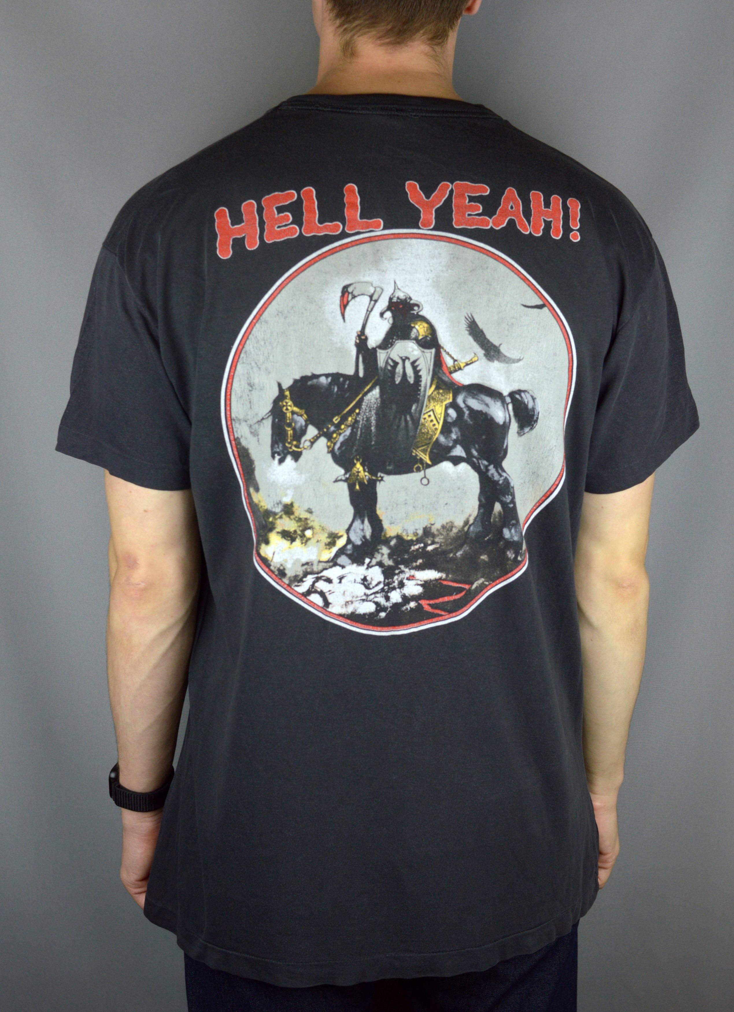 Band Tees × Vintage Vintage Molly Hatchet Hell Yeah 1988 t shirt Size US XL / EU 56 / 4 - 2 Thumbnail