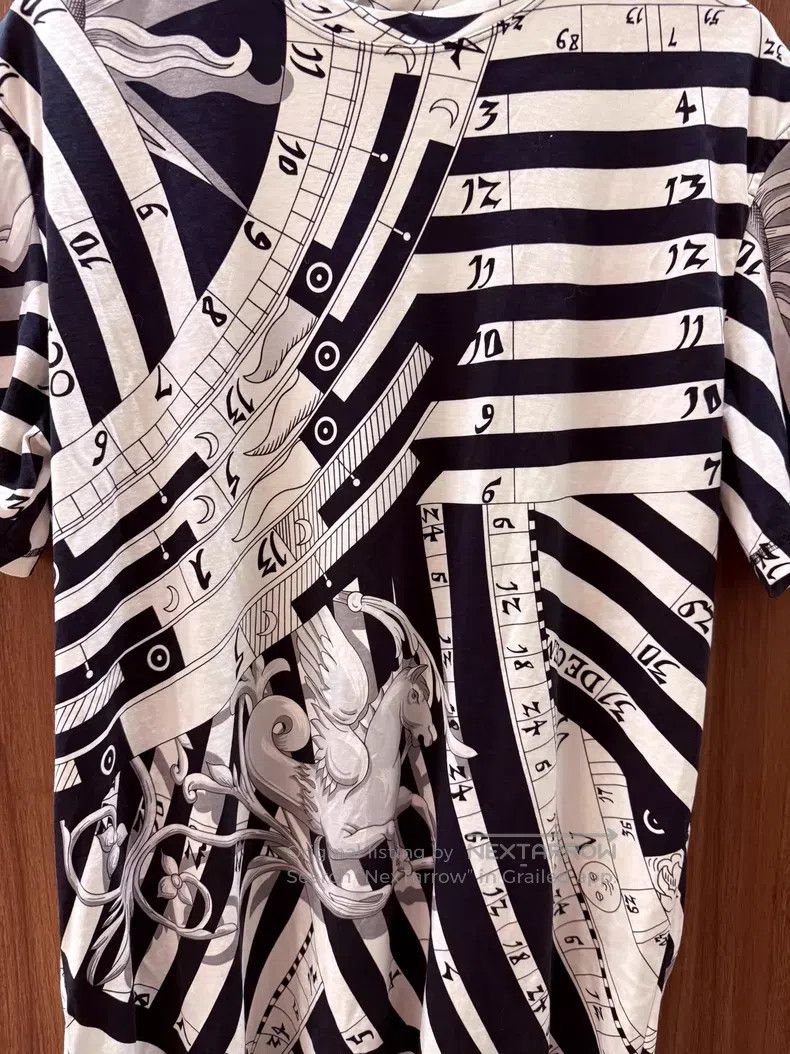 Hermes Hermes Astronomy full print short-sleeved dress Size M / US 6-8 / IT 42-44 - 3 Thumbnail
