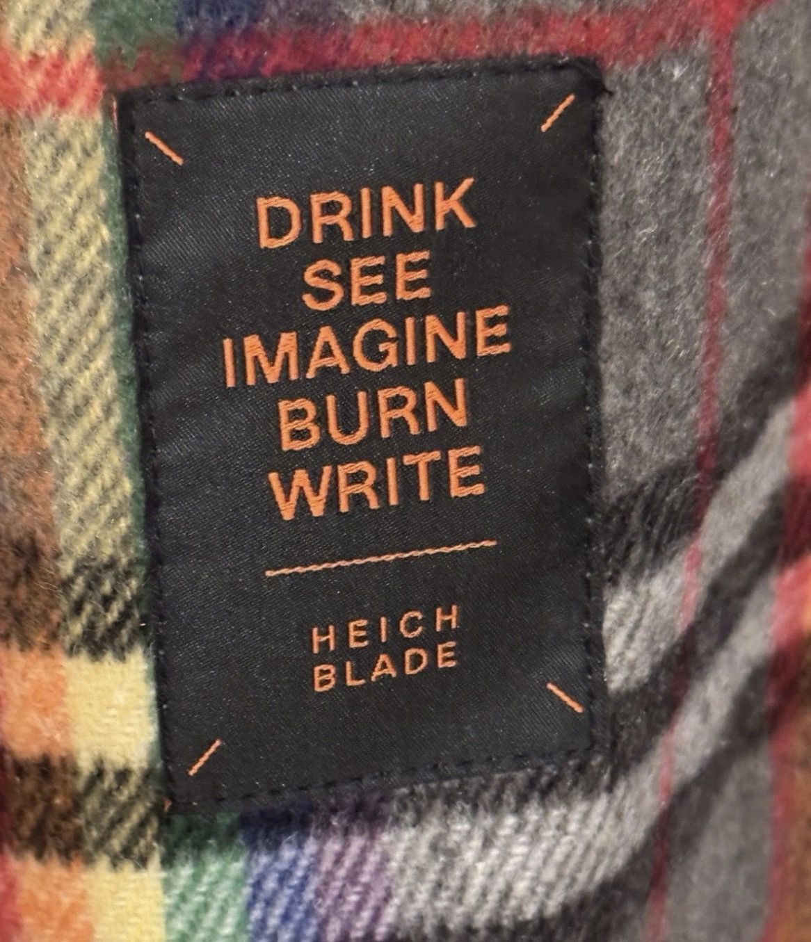 Other NWT HEICH BLADE Shirt "IMAGINE" Tailleur Flannel Size US L / EU 52-54 / 3 - 4 Thumbnail