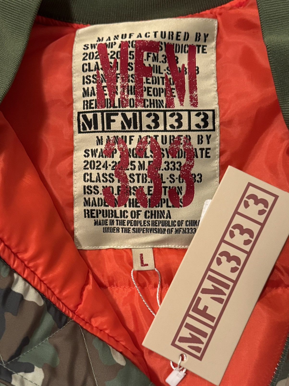 murd333r.fm MFM MA-1 Flight Jacket Camo L Size US L / EU 52-54 / 3 - 7 Thumbnail