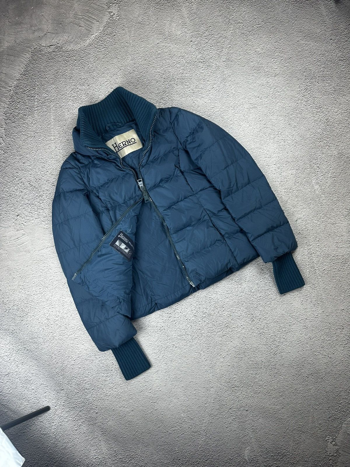 Herno Vintage Herno Polar-Tech Down Puffer Jacket Luxury Old Money Size L / US 10 / IT 46 - 1 Thumbnail