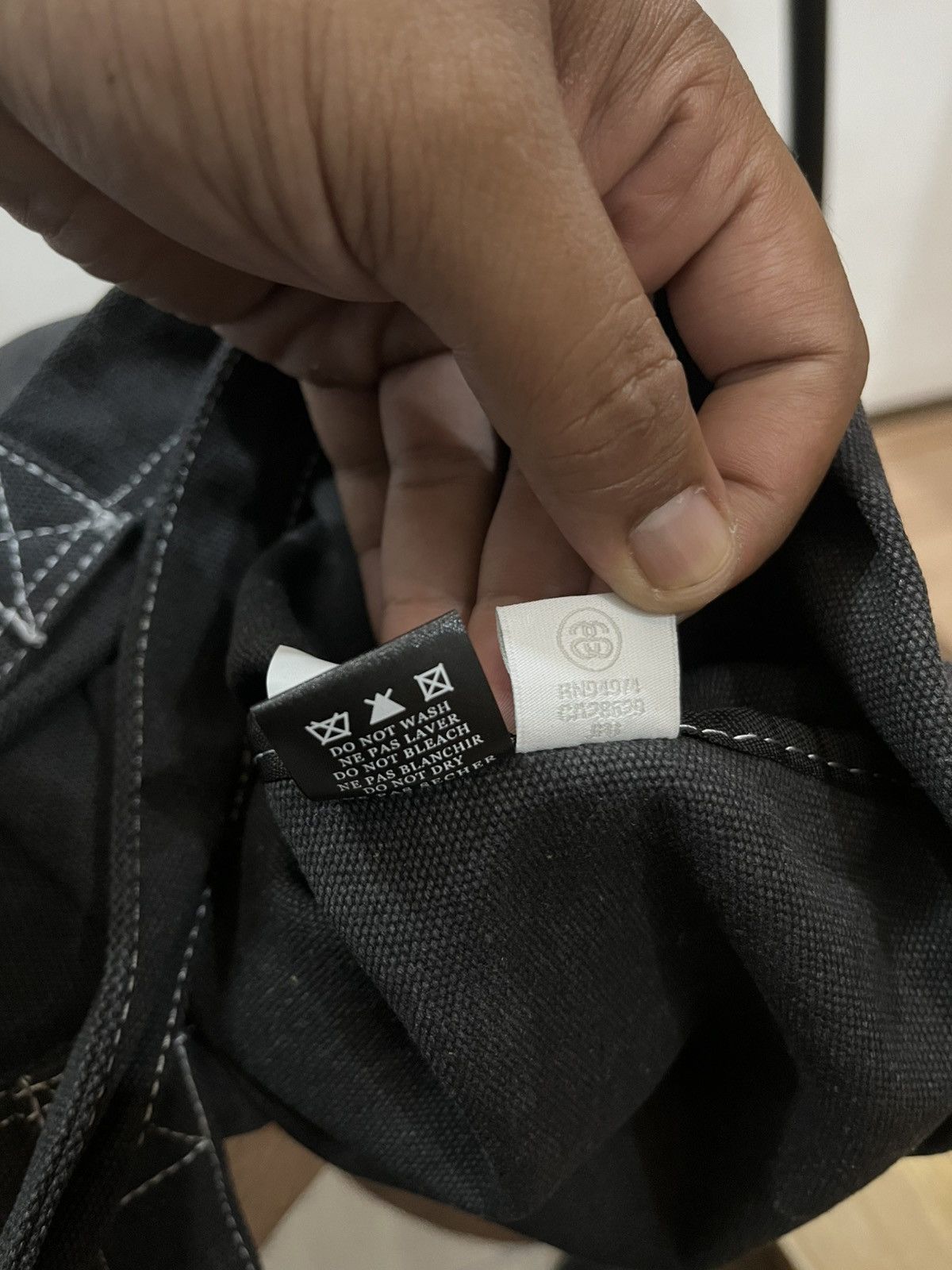 Stussy Stussy Fazer Tote Bag In Black Size ONE SIZE - 7 Thumbnail